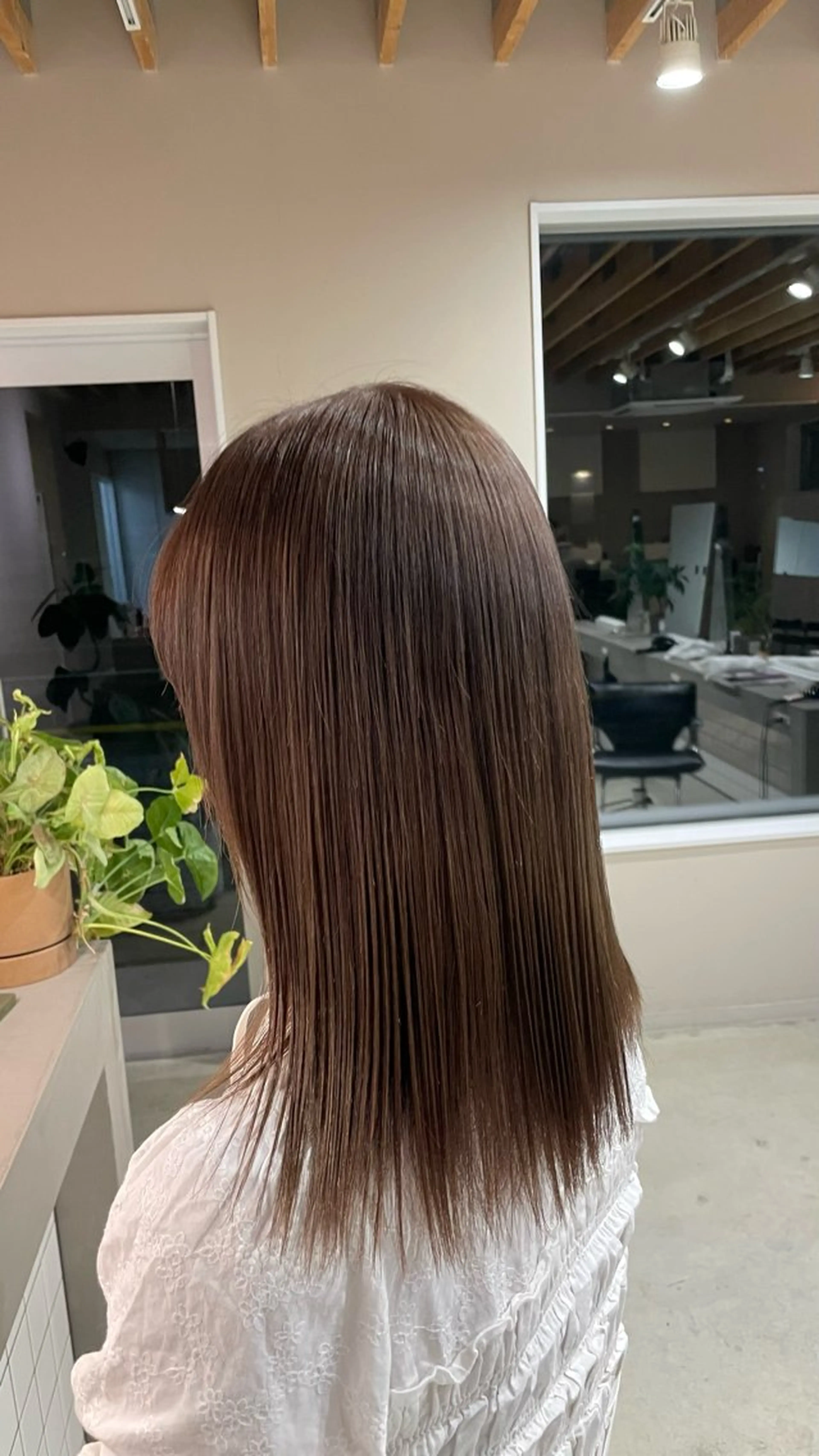 セミロング カラー hair terrace M所属・郡山/透明感カラー /馬場アンドレアのヘアスタイル