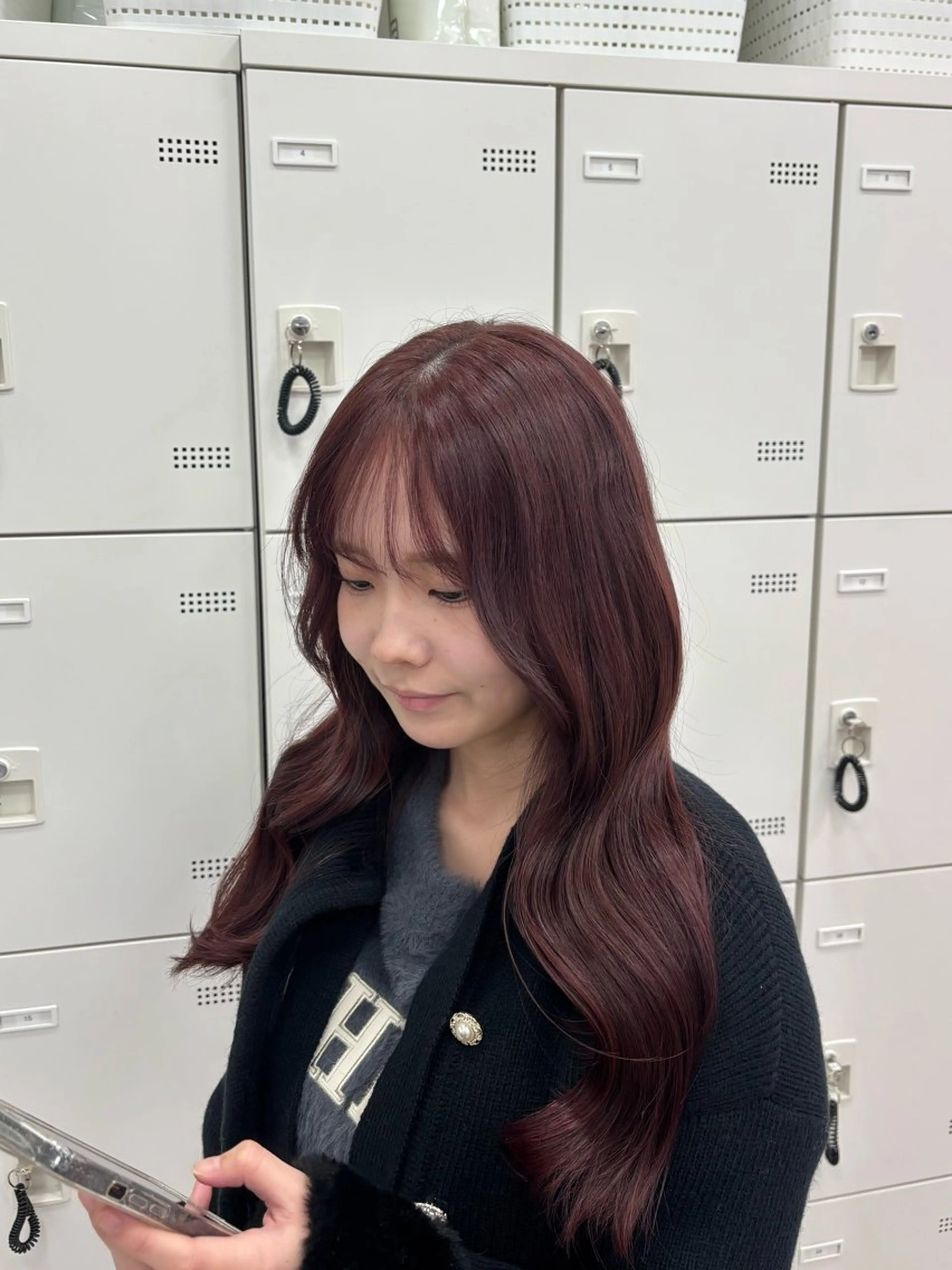 カラー かわいい艶髪🤍 れいな🤍のヘアスタイル