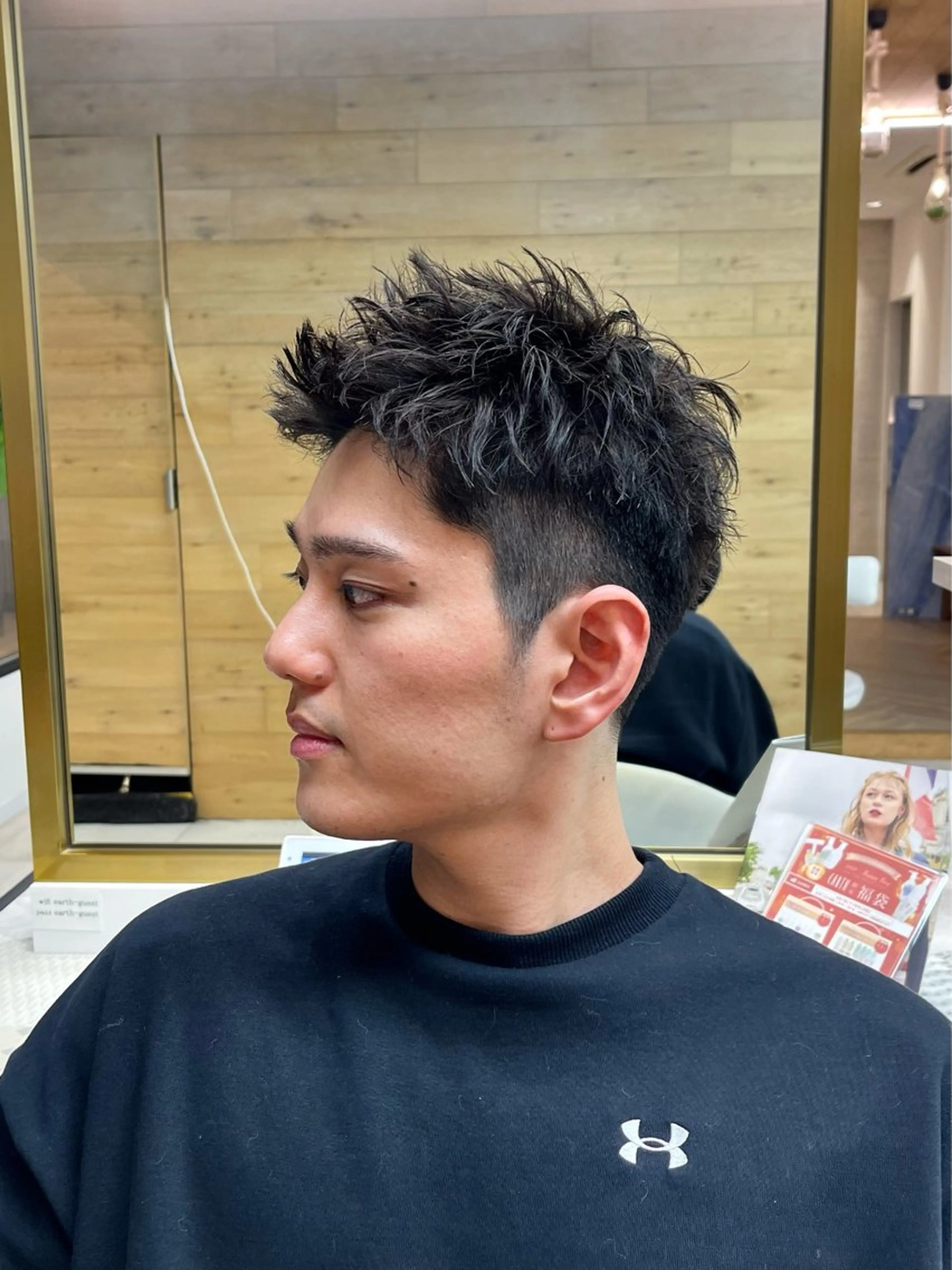 ショート パーマ 【再現性120%】 🔥龍也リュウヤ🔥のヘアスタイル