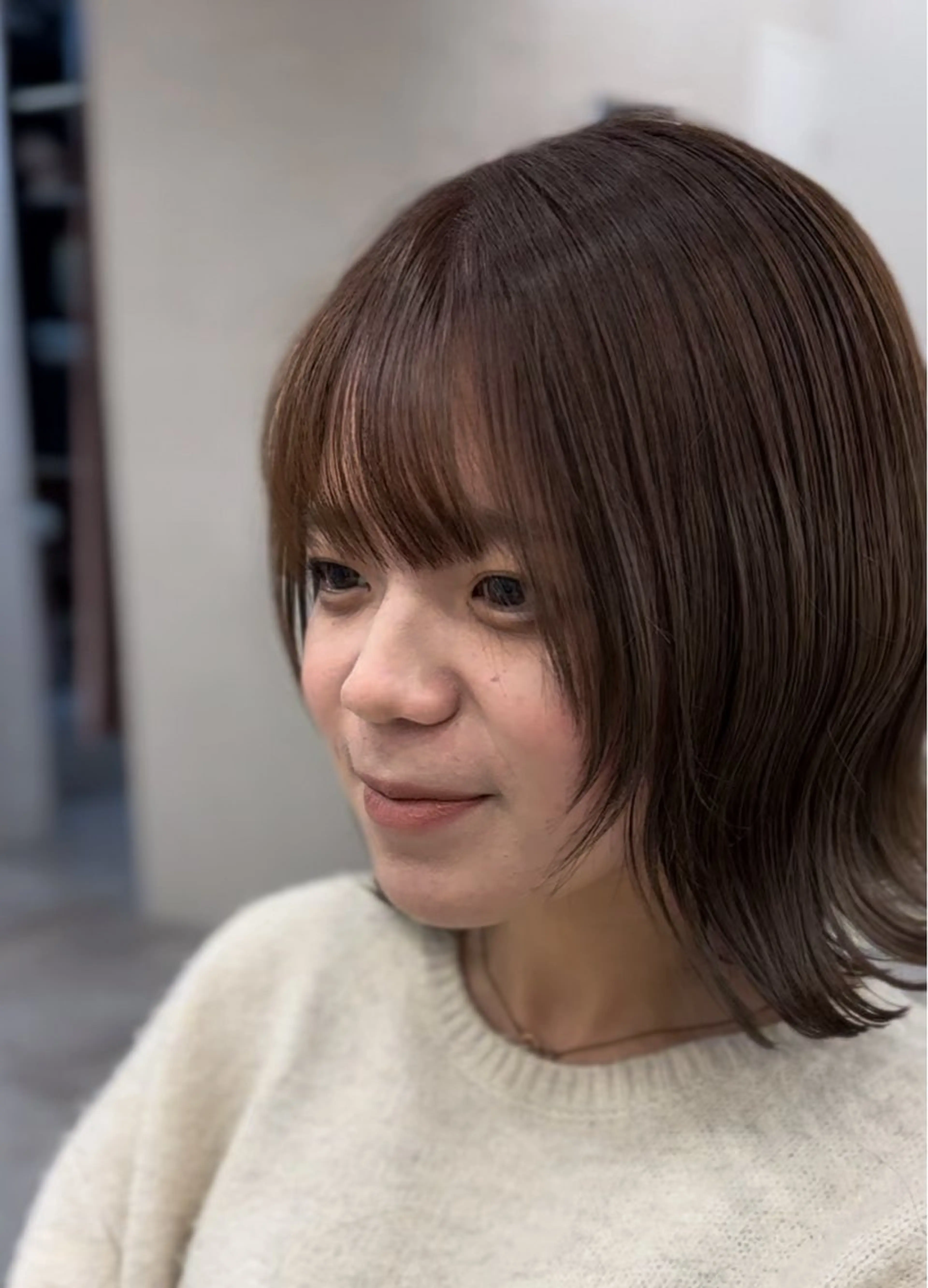 ショート ボブ、レイヤー、 ハイトーン、古淵のヘアスタイル