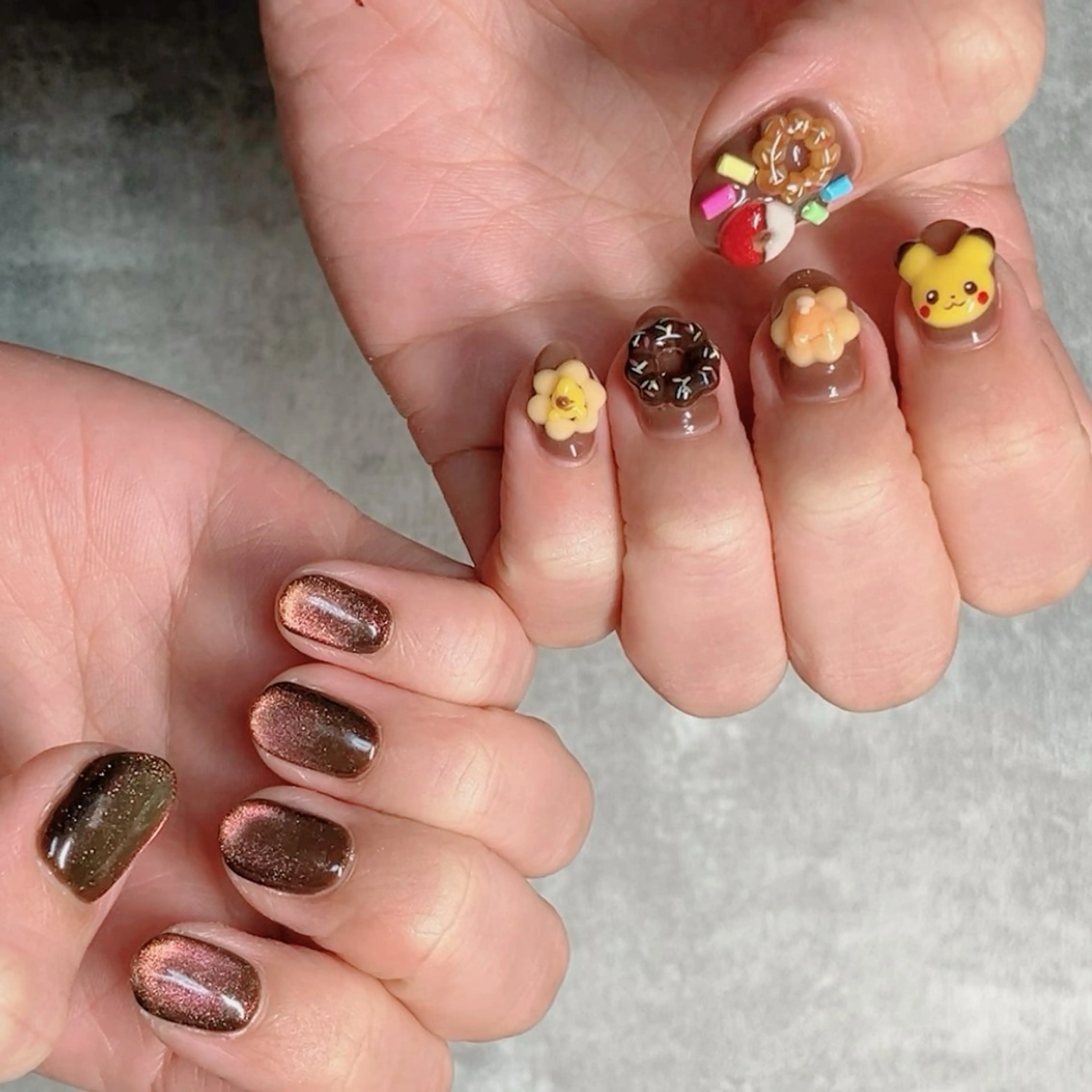 ネイル ハンドネイル ハンドケア shino🌟 痛ネイルのネイルデザイン