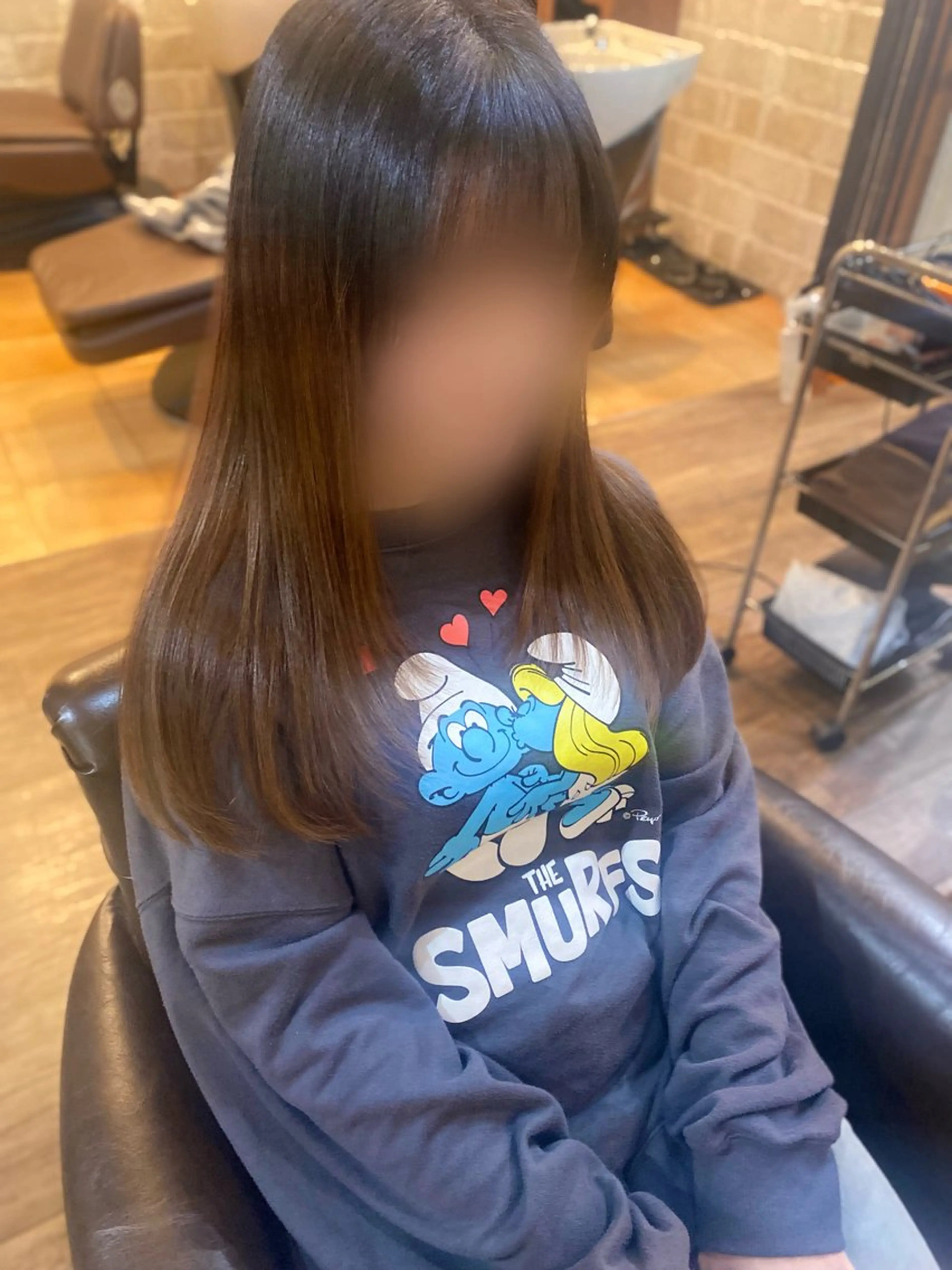 ロング 肥田 夕蘭のヘアスタイル