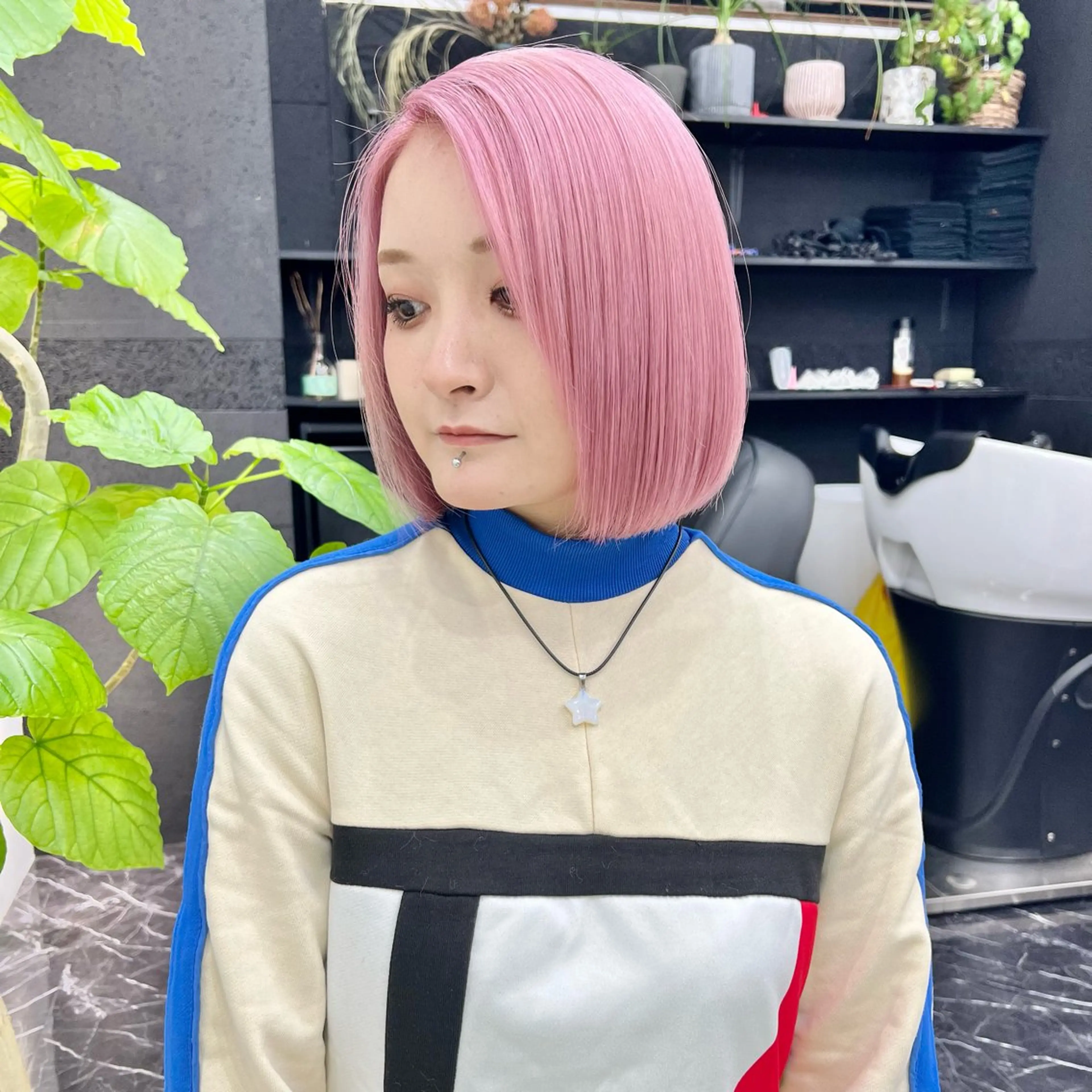 ショート カラー ブリーチ 透明感カラー ケアブリーチ×ハイト ーン専門/SHOTAのヘアスタイル