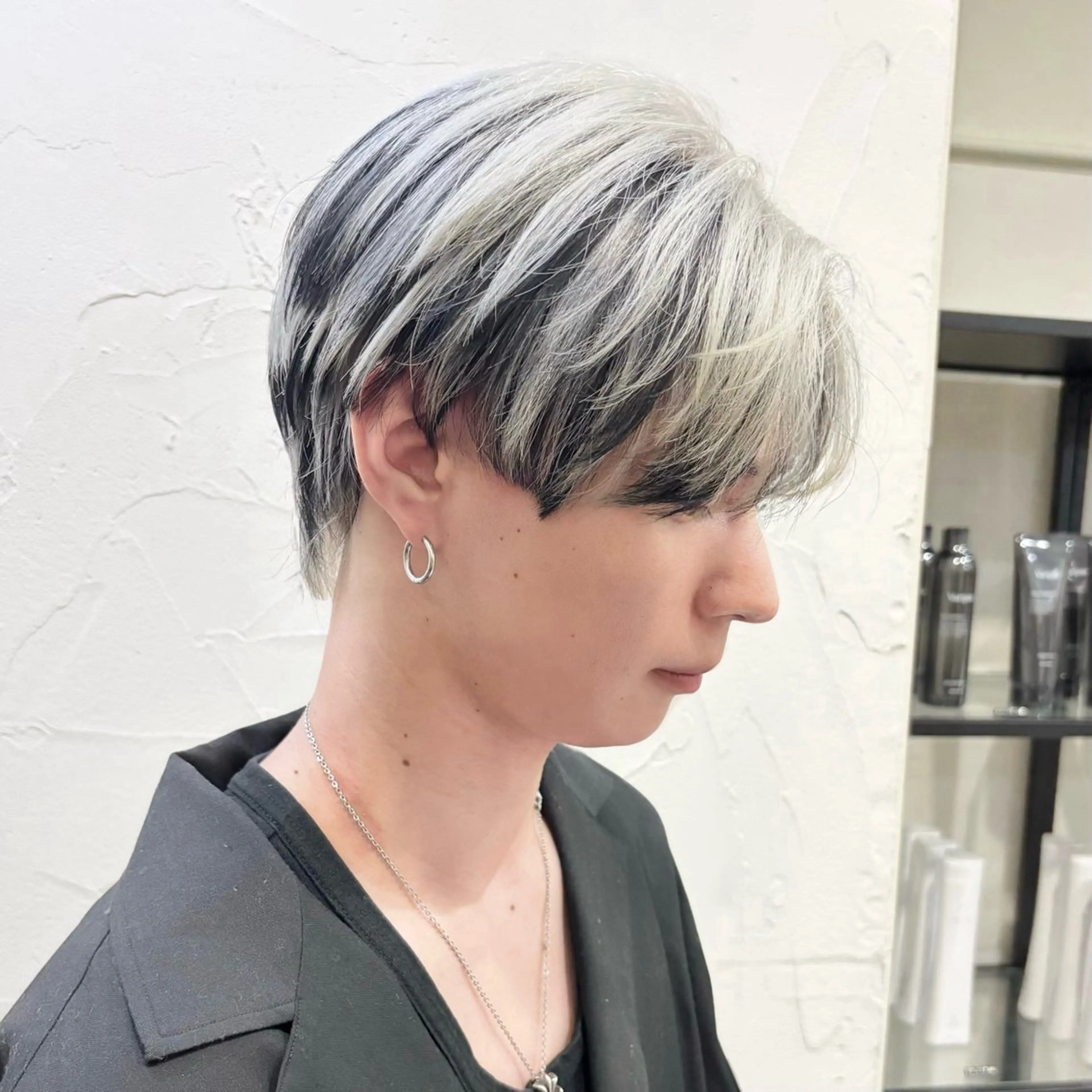 ショート カラー メンズ デザインカラー 痛ませないブリーチ✨ SASSAのヘアスタイル