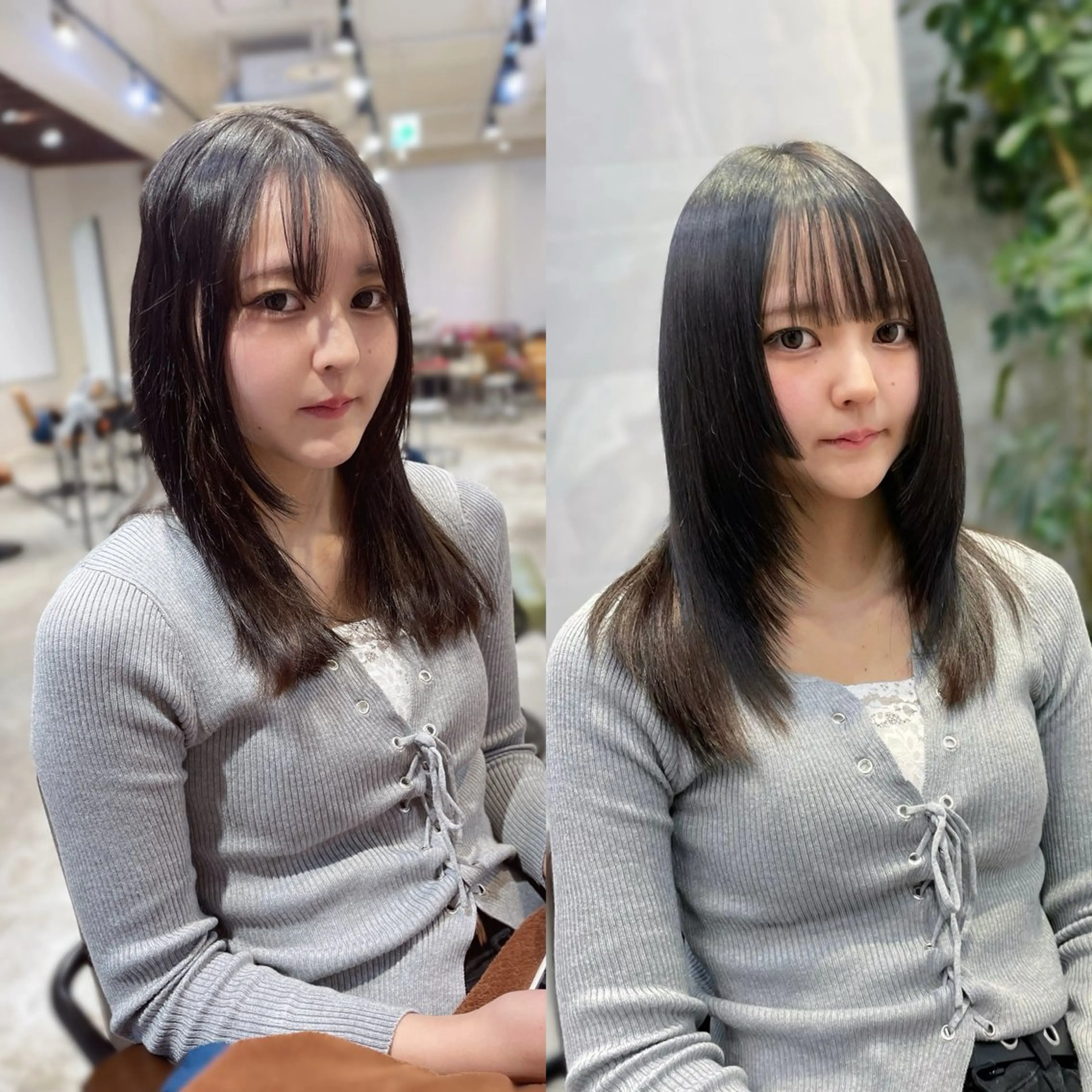 ミディアム ハイレイヤー 姫カット レイヤーカット 小顔カット ガレリアエレガンテ栄店所属・ウルフカット/ ハッシュカット/山路のヘアスタイル