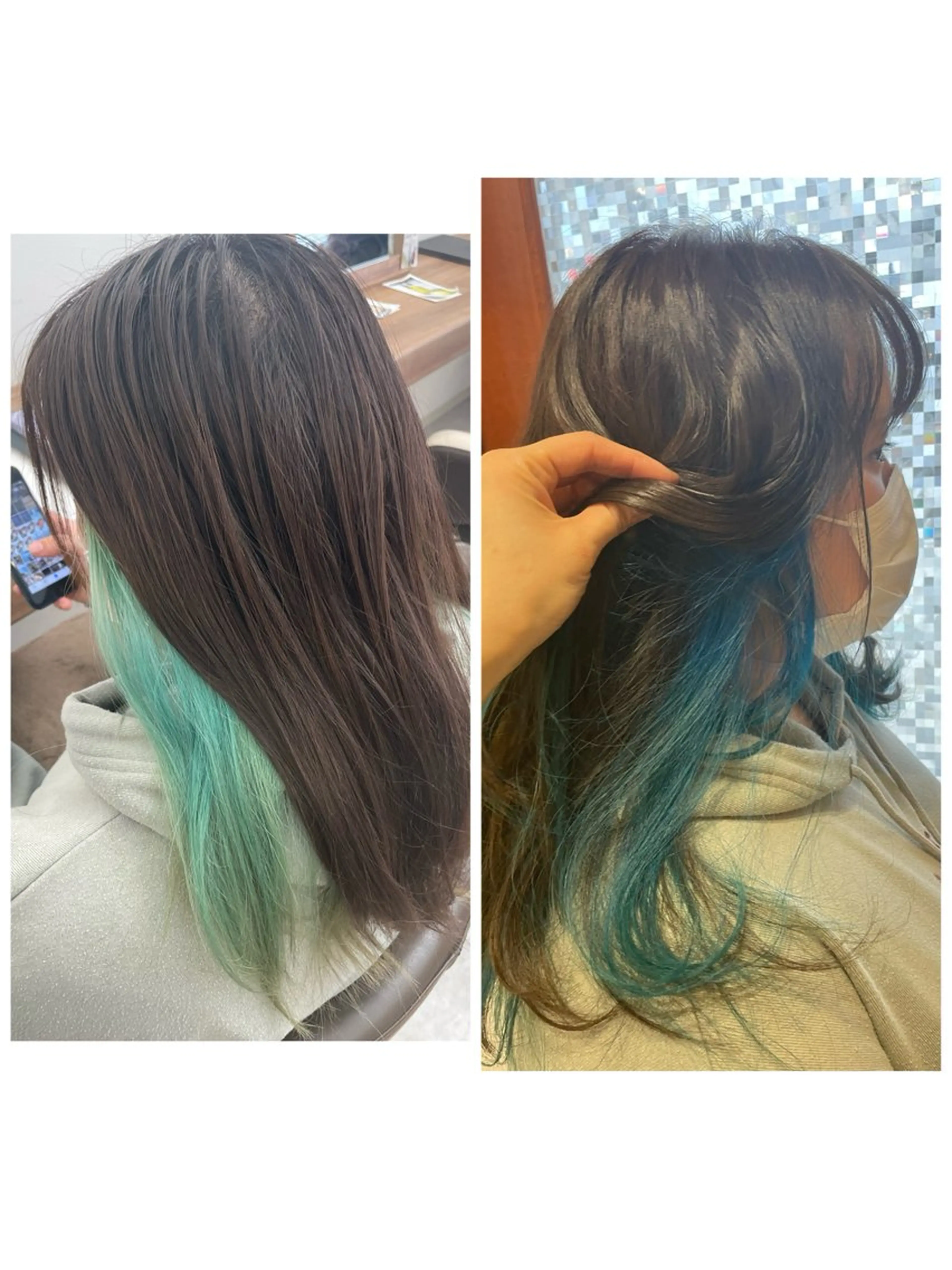 ロング カラー 山越 美裕樹のヘアスタイル