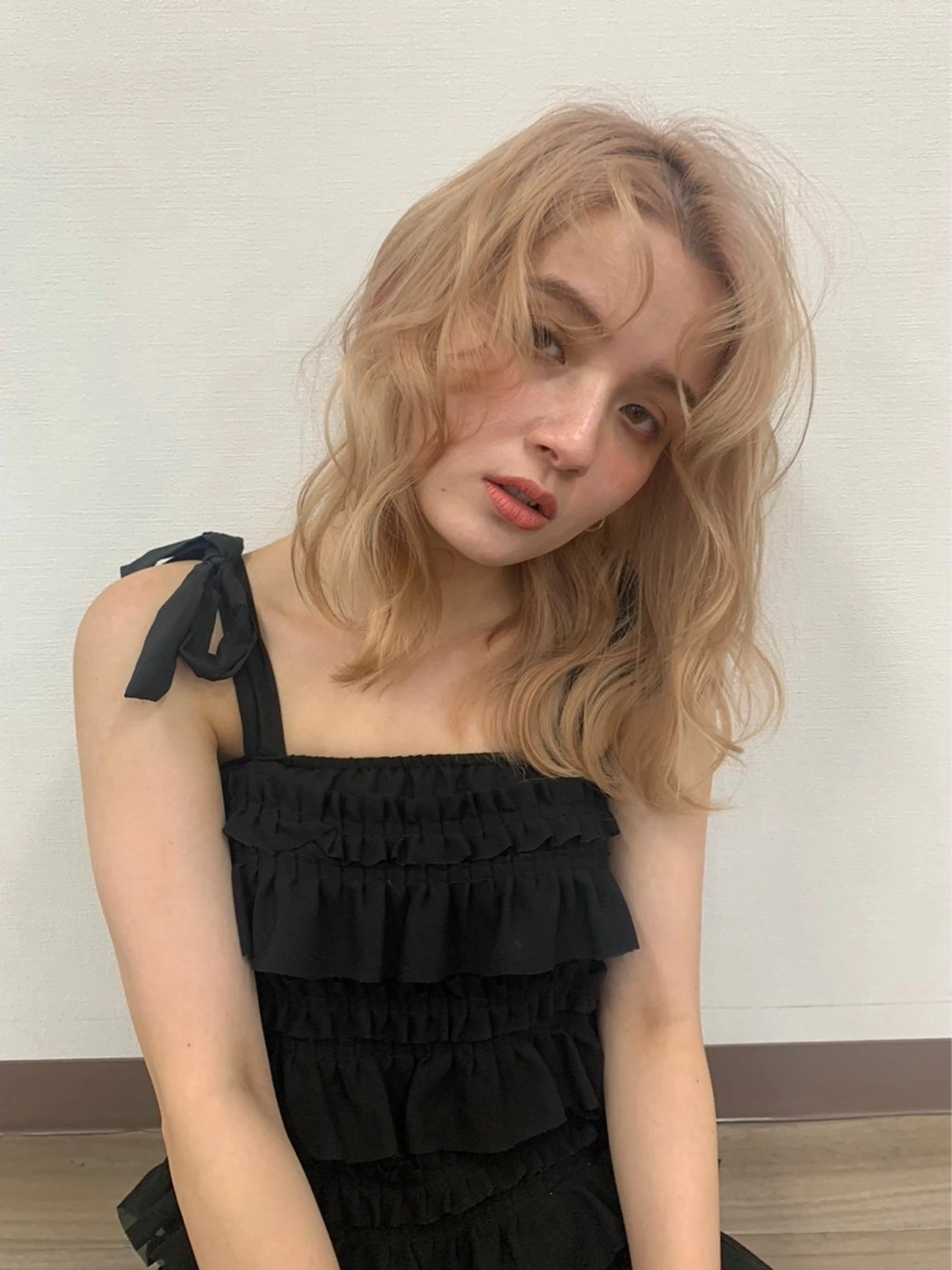 カラー ブリーチ ヘアカラー ＨＩ ROのヘアスタイル