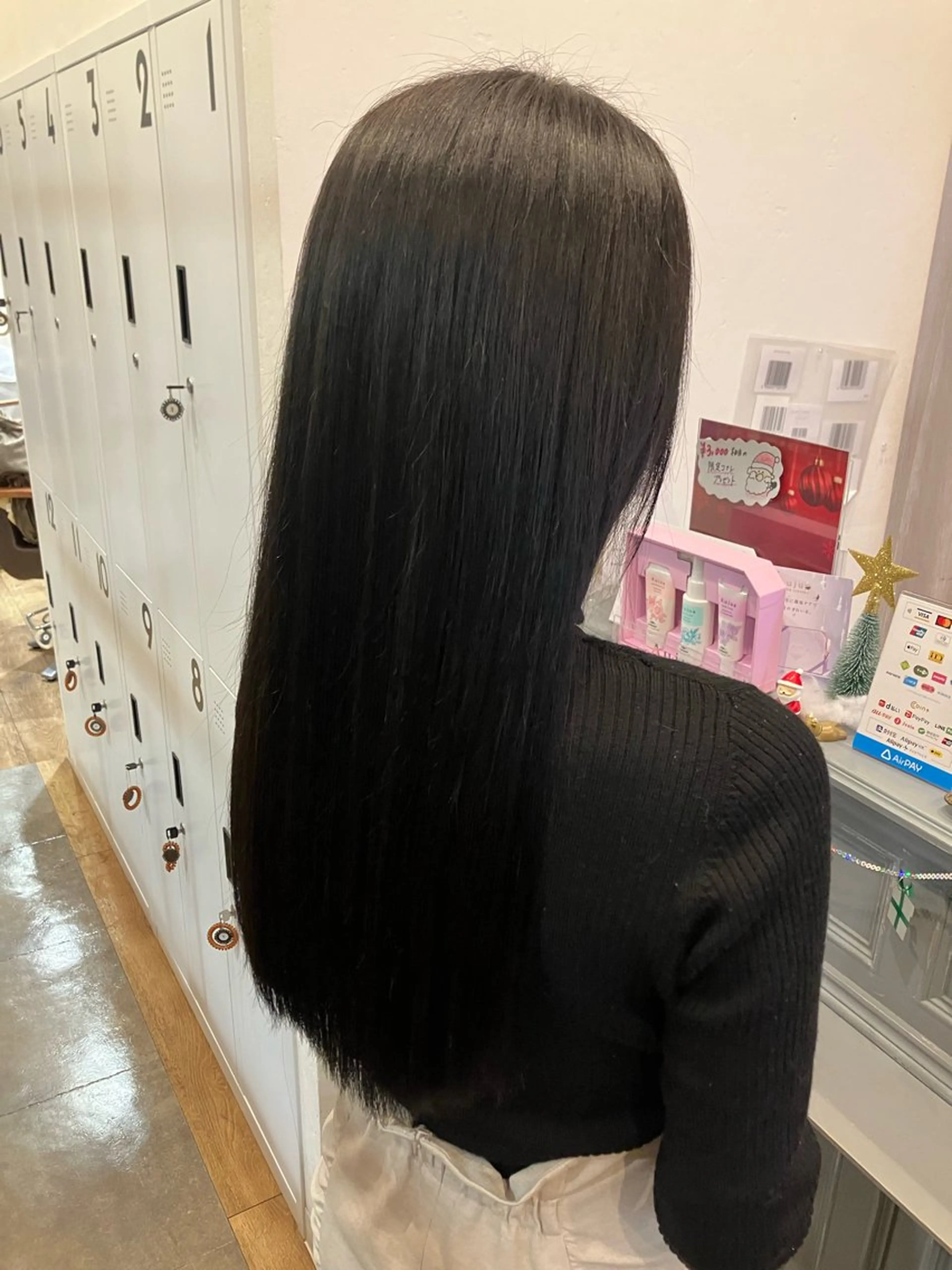 カラー 黒髪 カット ヘアカラー mai /attraのヘアスタイル