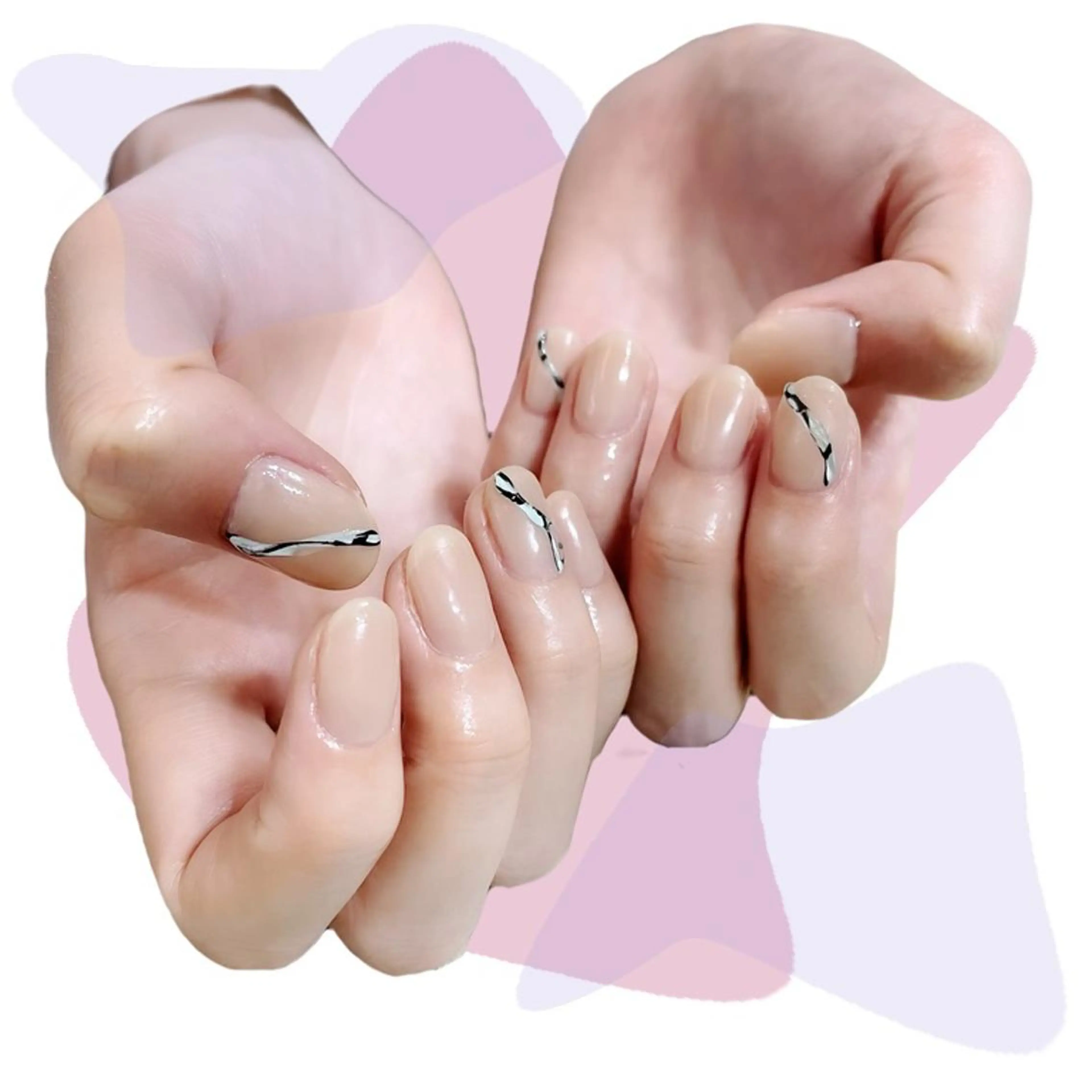 ネイル オーロラネイル 氷ネイル・うるうるネイル 韓国ネイル マグネットネイル ミラーネイル VOLLMOND nailのネイルデザイン