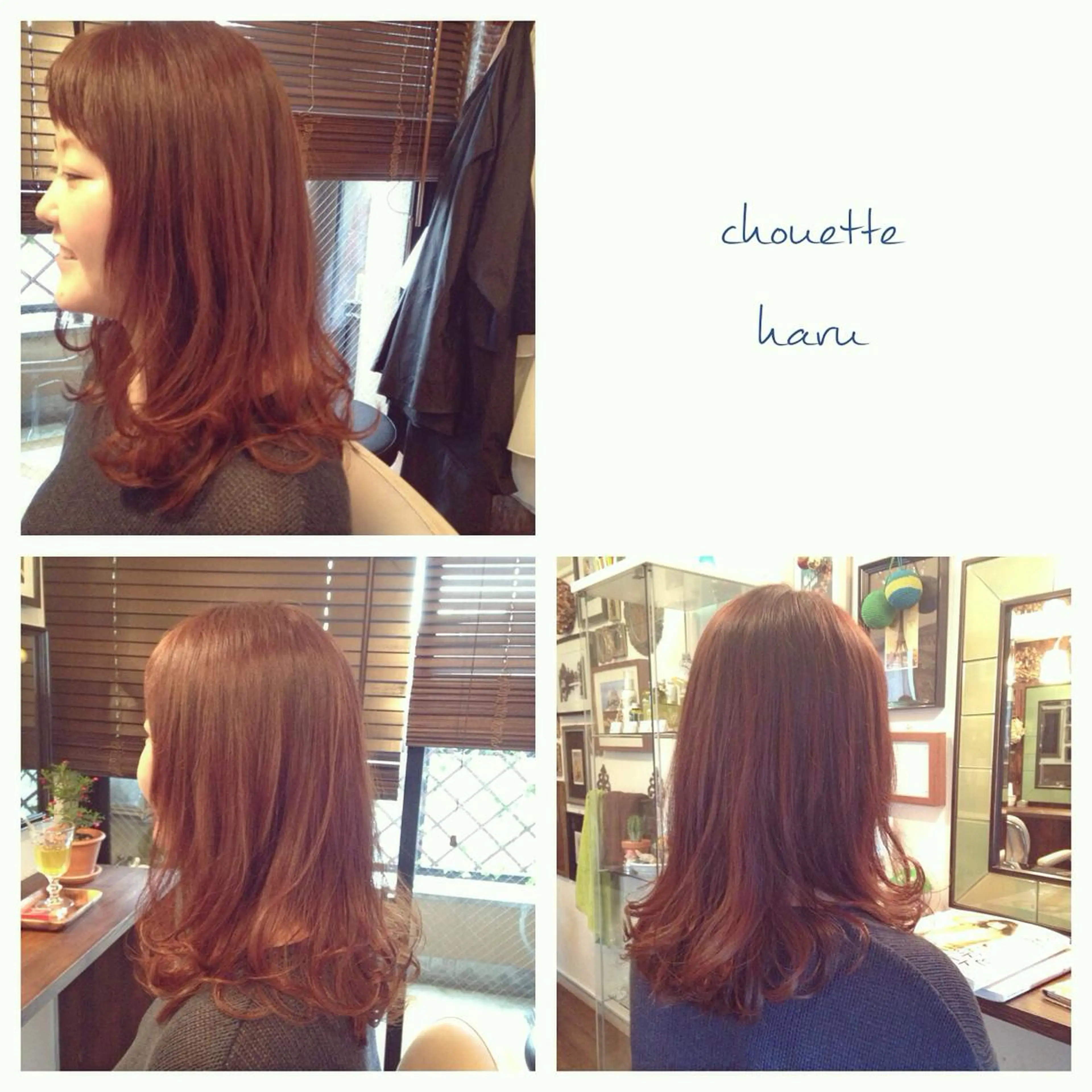 ミディアム セミロング ロング カラー ピンクカラー イエローカラー サダハルカ ｜chouetteのヘアスタイル