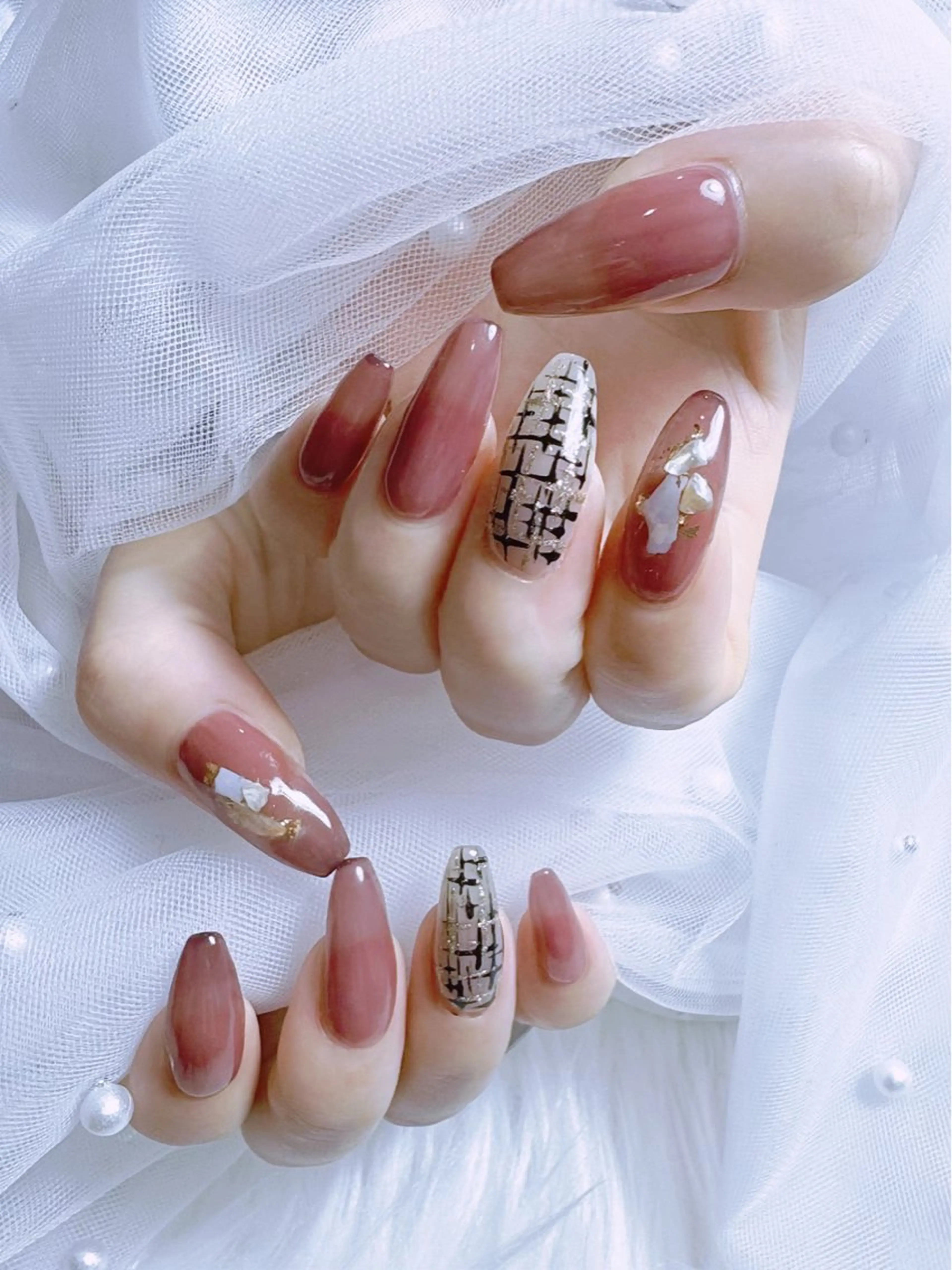 ネイル ハンドネイル BIJOU yuzuのネイルデザイン