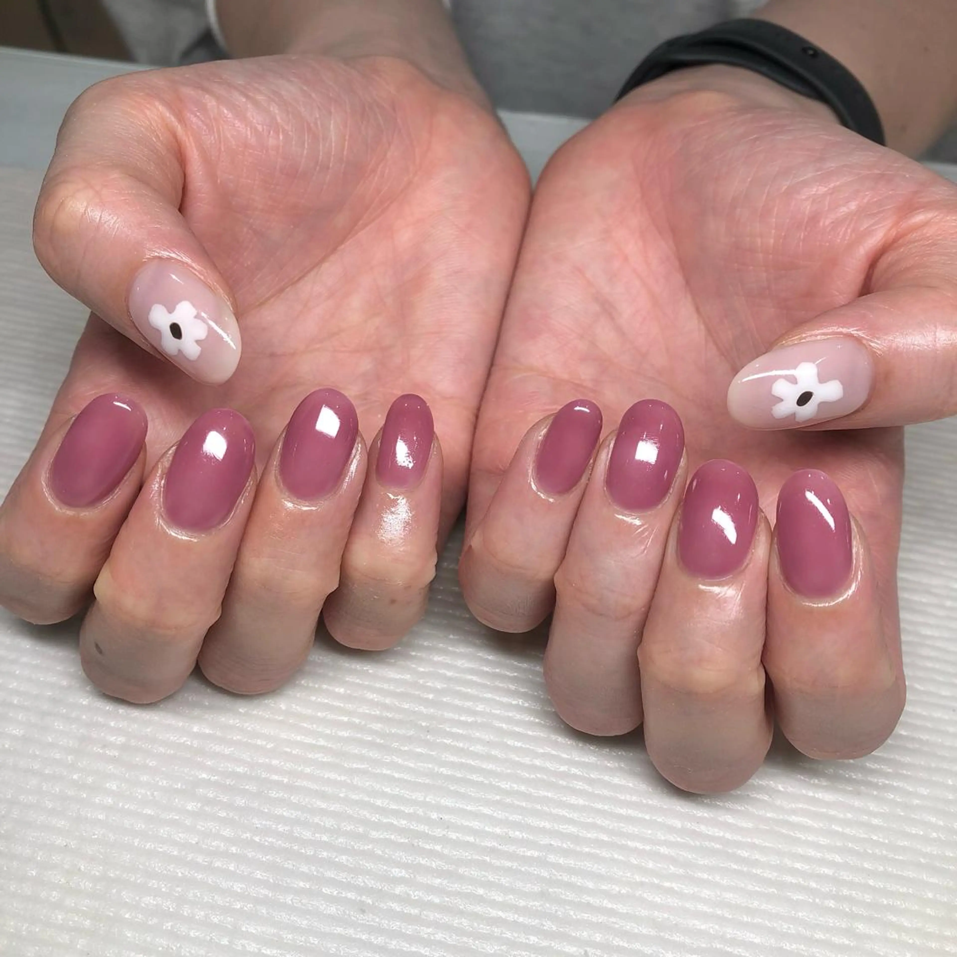 ネイル 持ち込み いちじゅう あおいのネイルデザイン