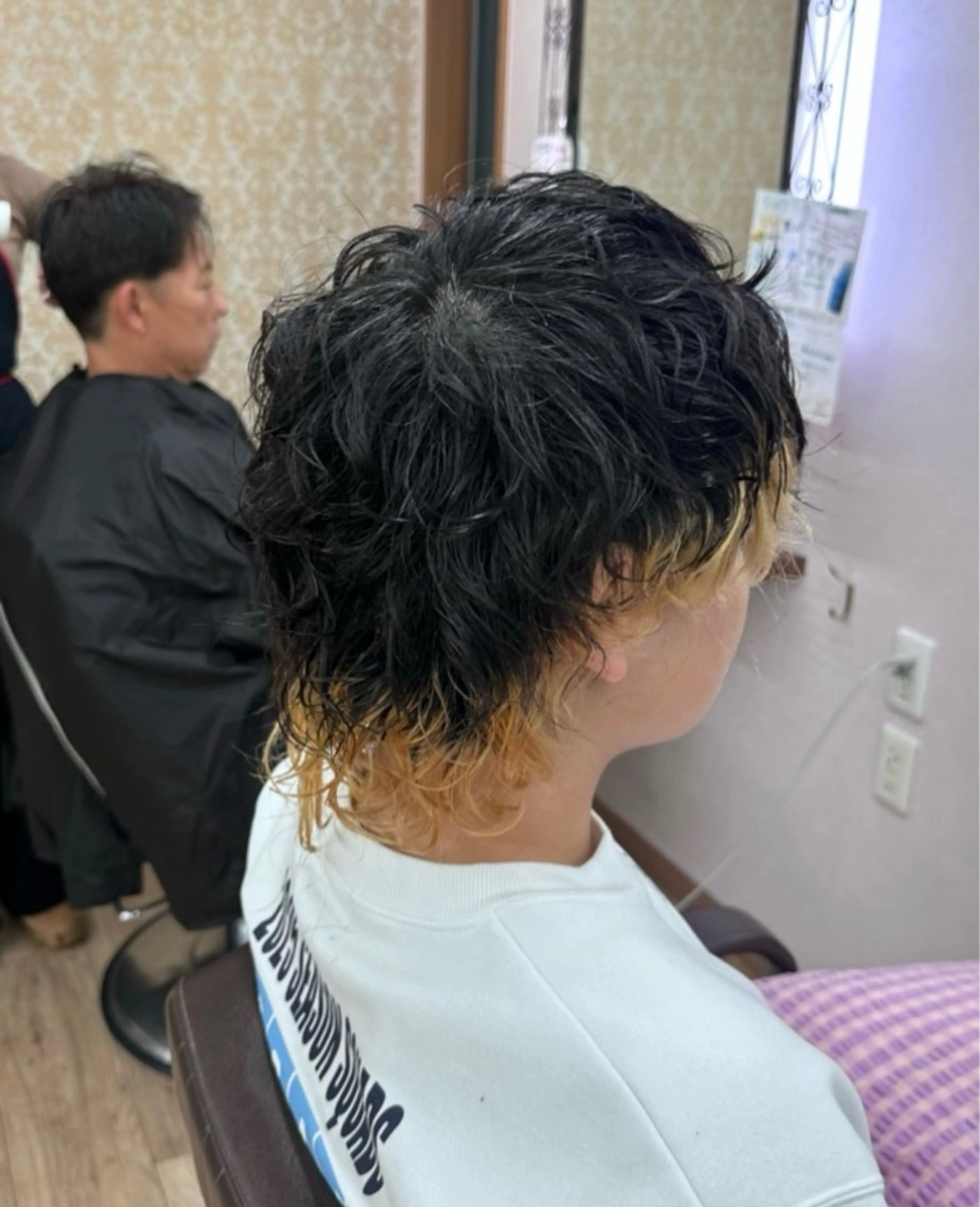 ショート パーマ ウルフカット saya kaのヘアスタイル