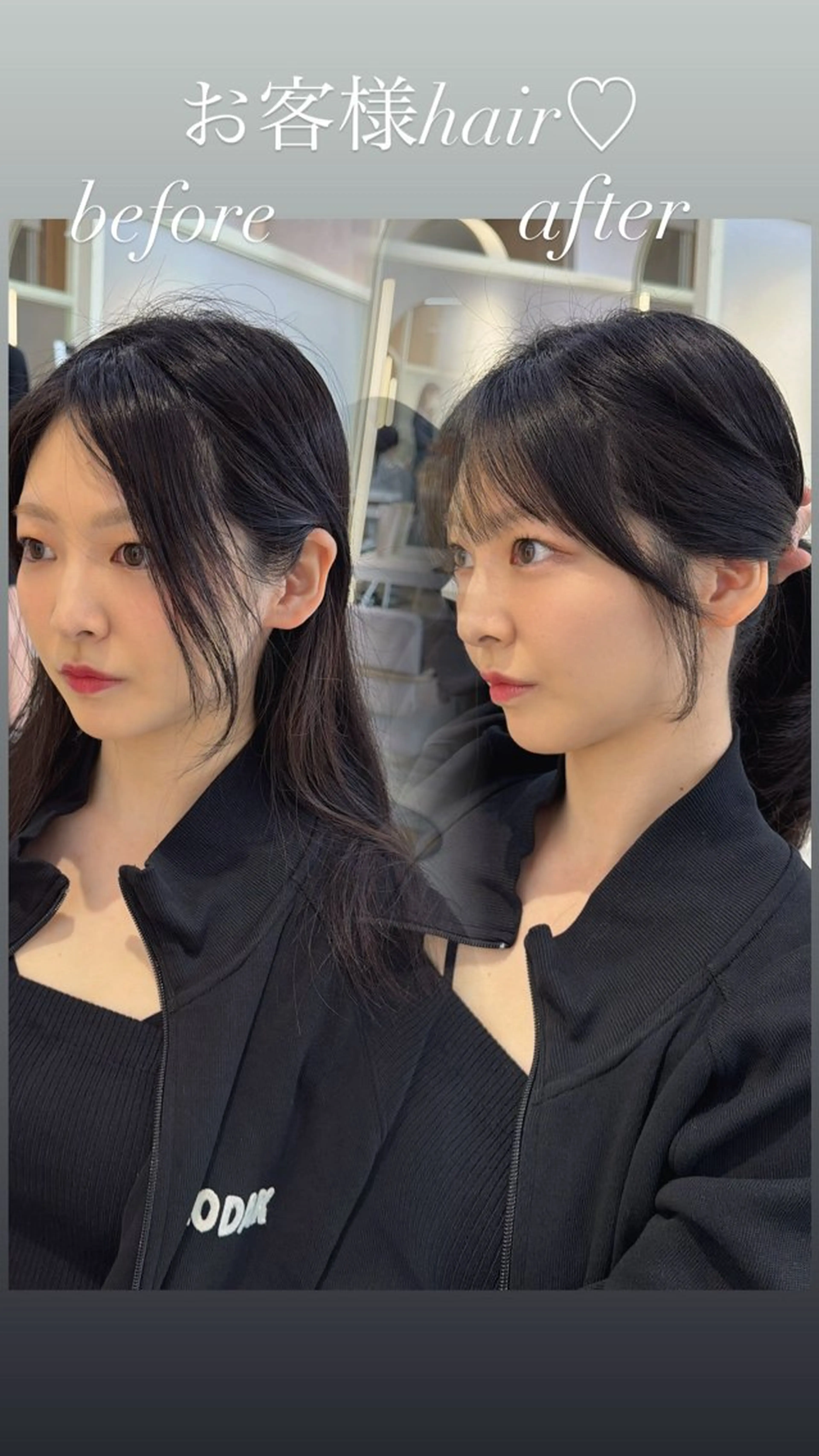 セミロング カット ヘアカラー トリートメント レイヤー/顔周り /韓国ヘア/TAKUのヘアスタイル