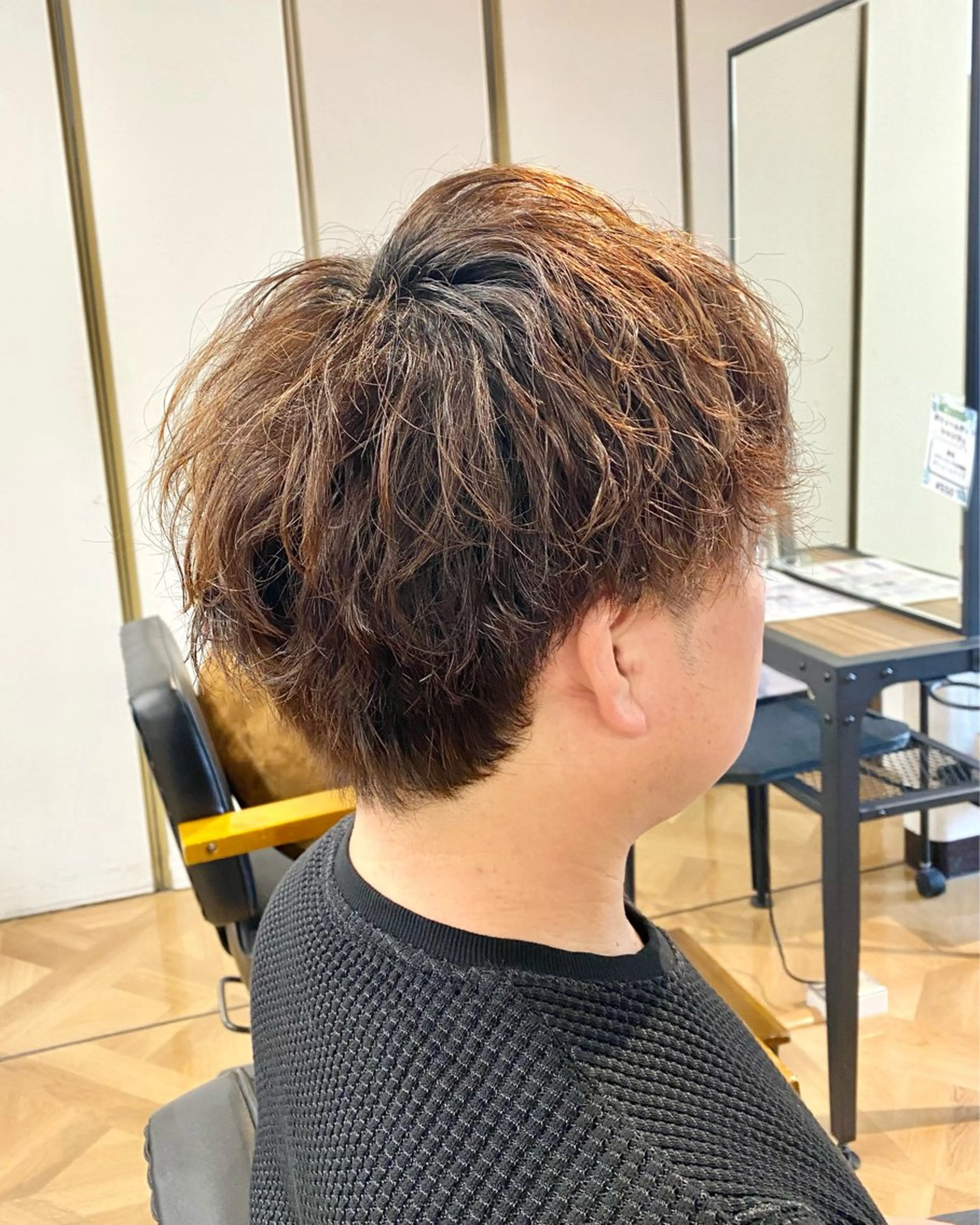 パーマ メンズ メンズパーマ 波巻きパーマ カット パーマ 菅野 奏のヘアスタイル
