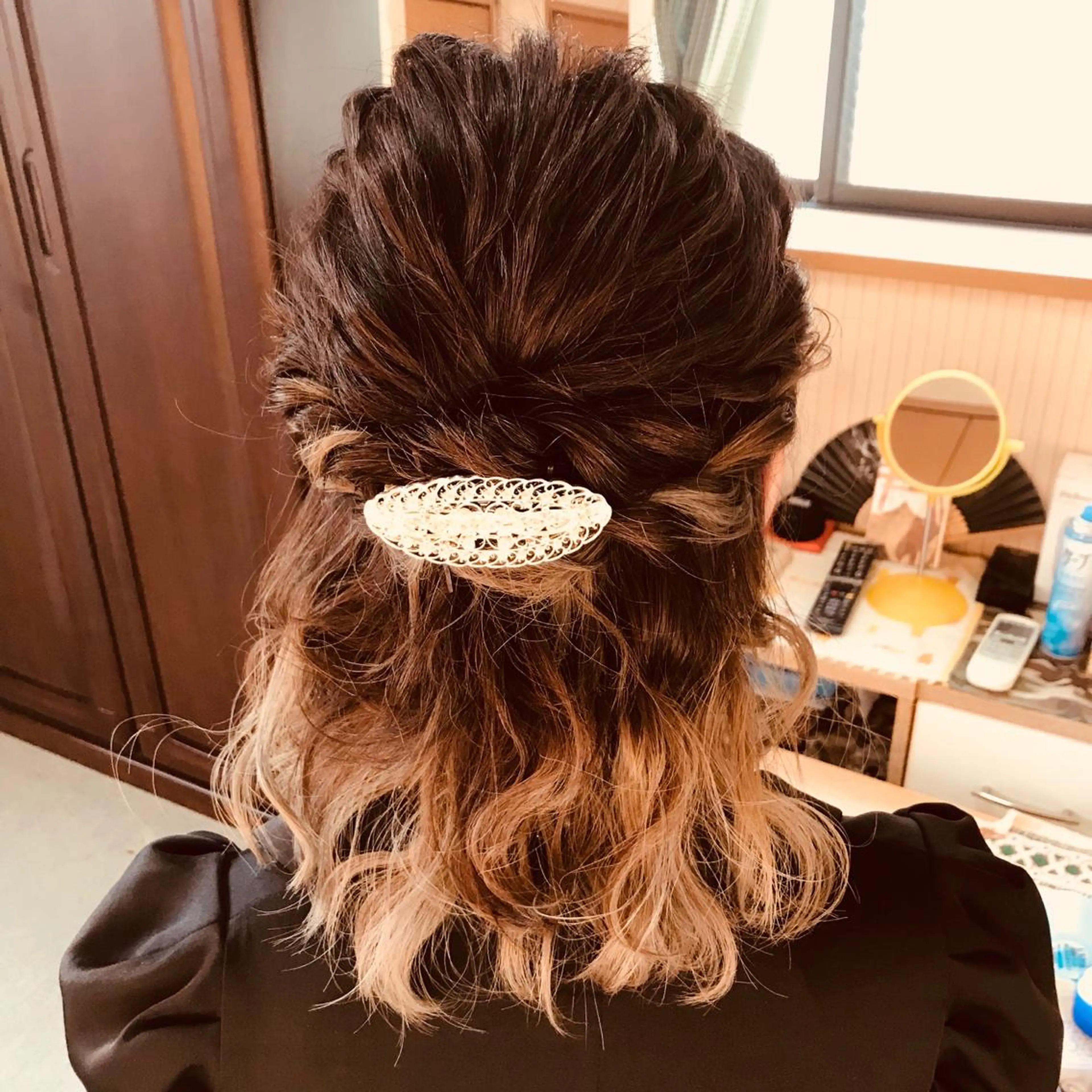 ミディアム Delight ヘアメイク着付けのヘアスタイル