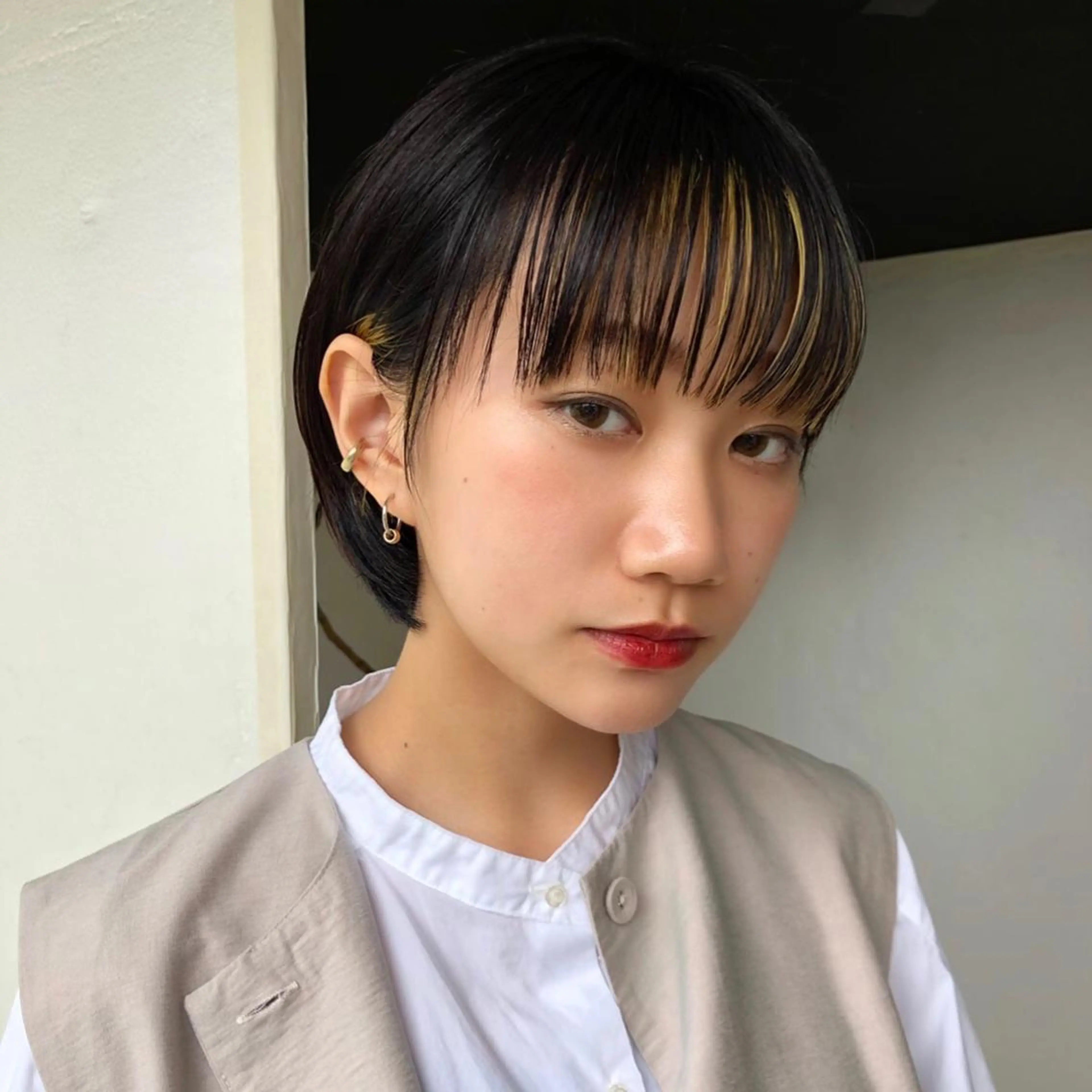 ショート カラー カット ヘアカラー レイヤー,ボブ / 彩未のヘアスタイル