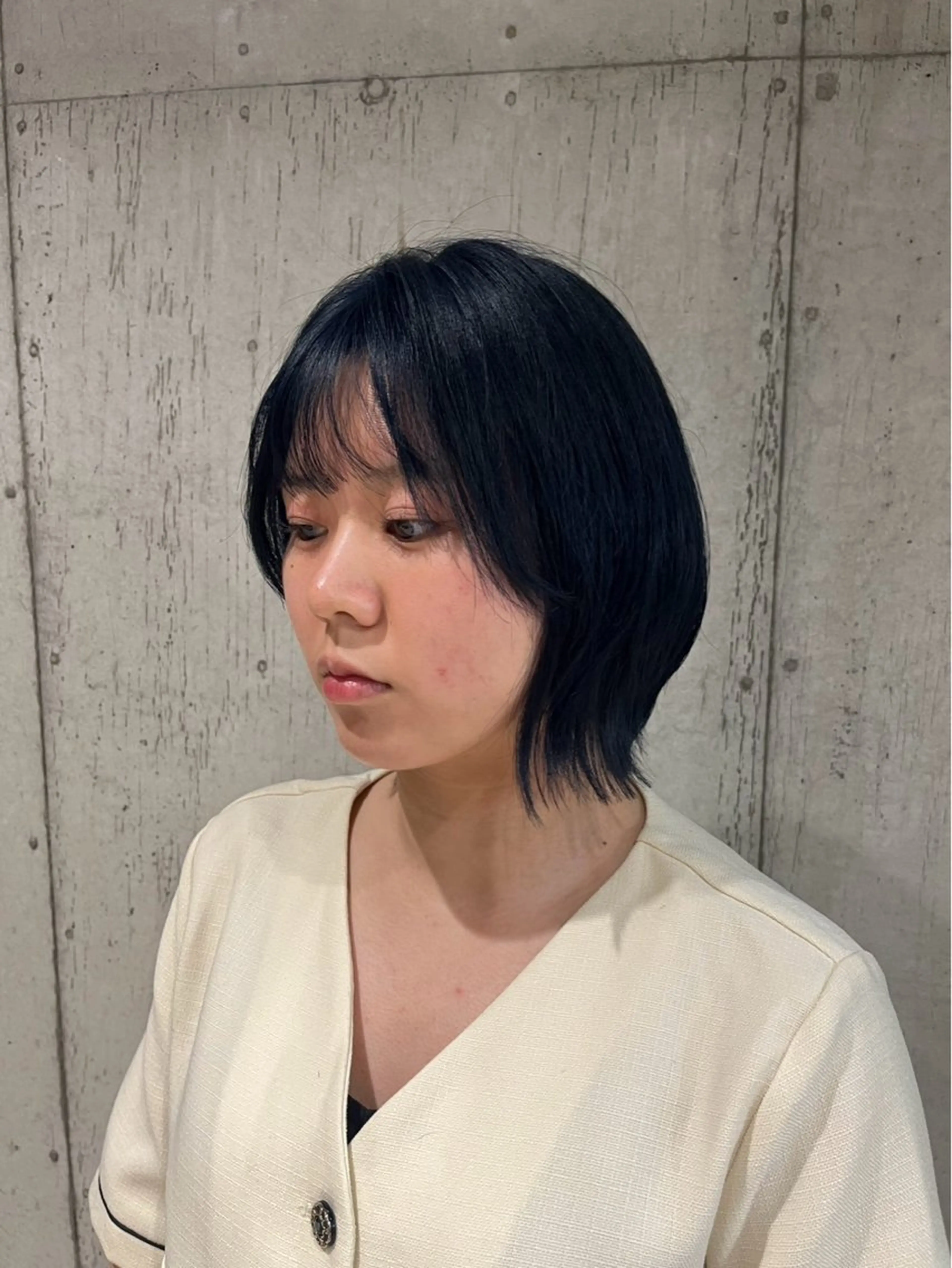 ミディアム カラー 🤡暖色レイヤー 🤡みさきのヘアスタイル