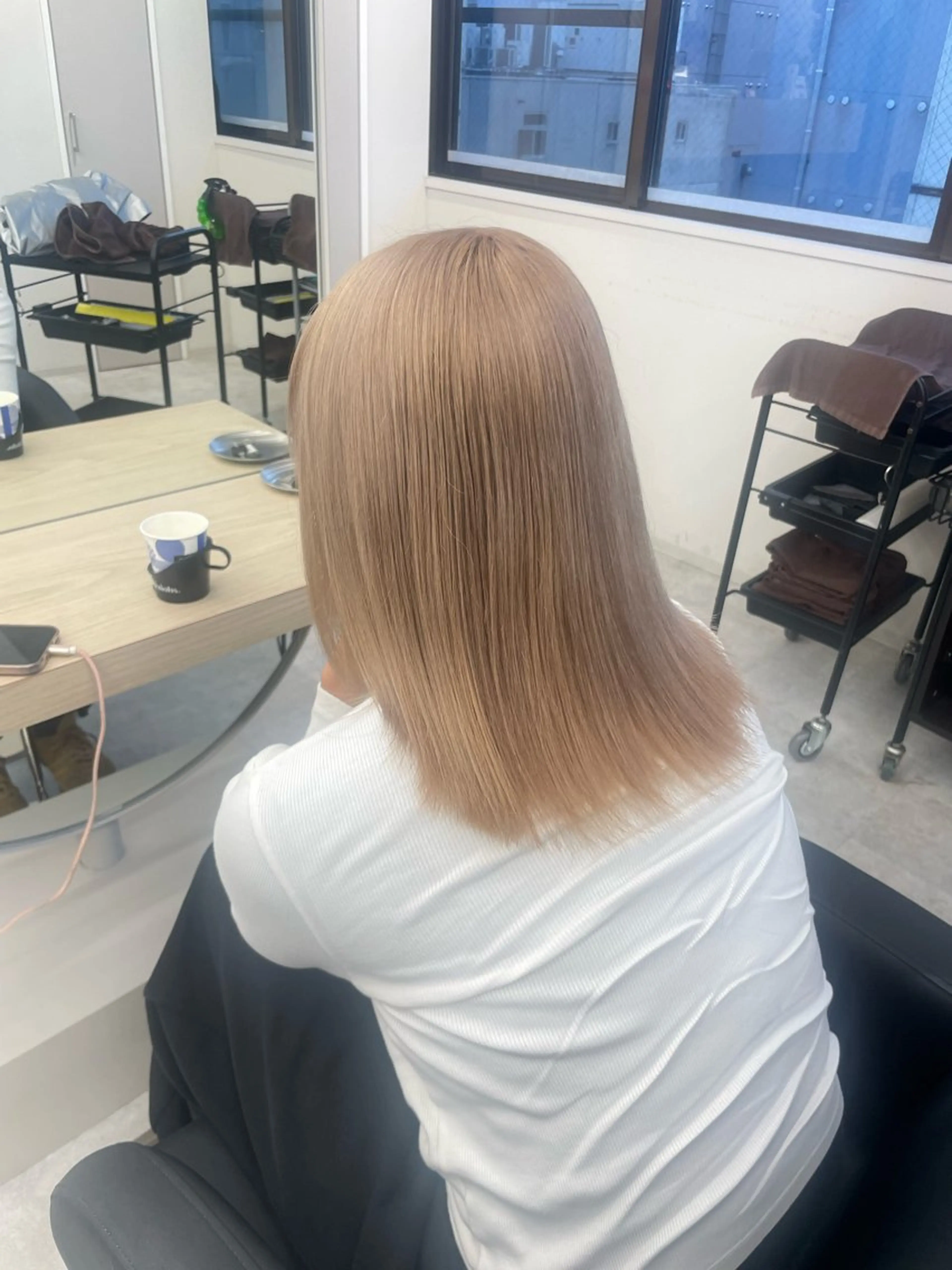 セミロング 抜け感style💎 𝑹𝑼𝑵𝑨のヘアスタイル
