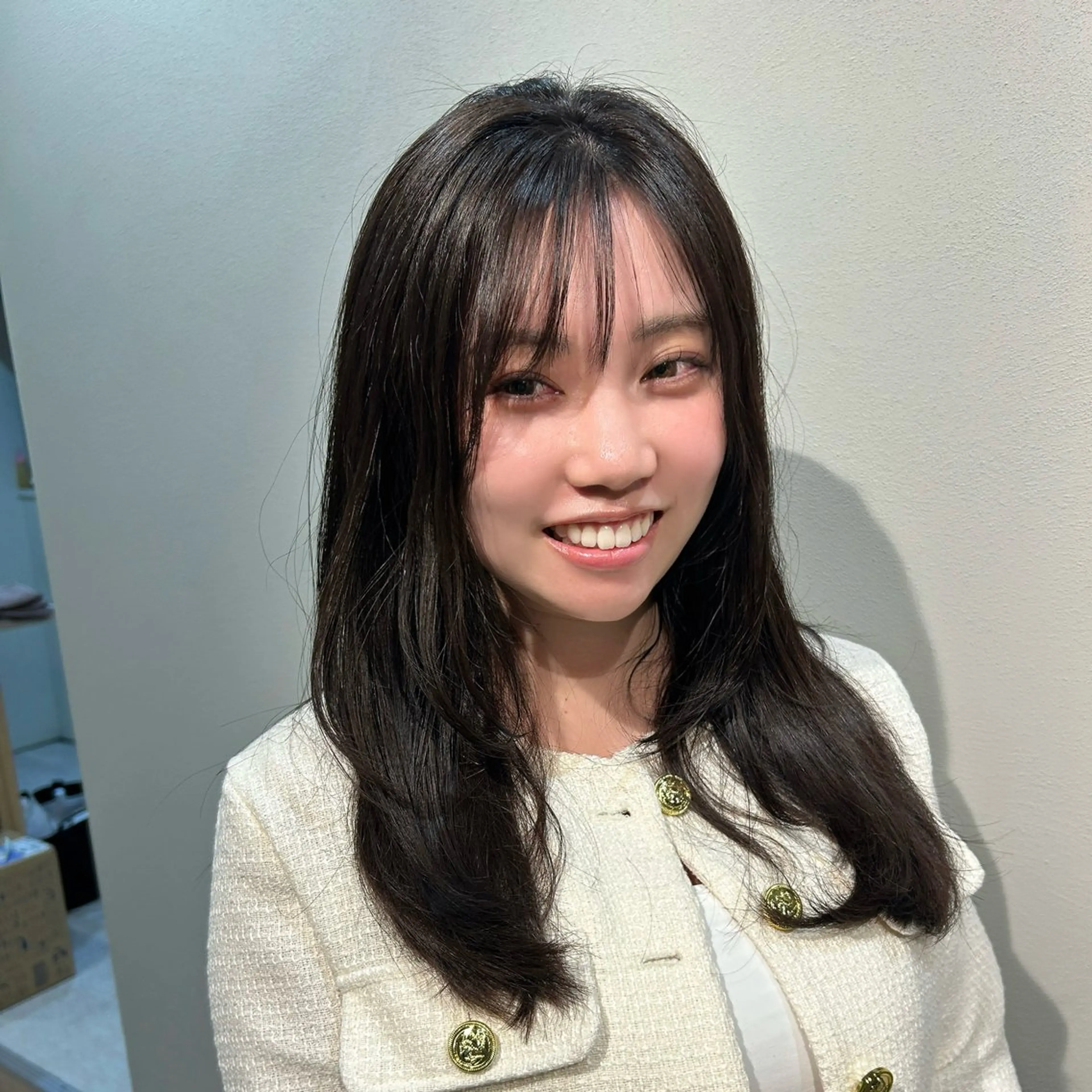 ロング カラー オーガニックカラー 髪質改善 トリートメント カット トリートメント ヘッドスパ 久木原 ゆりのヘアスタイル