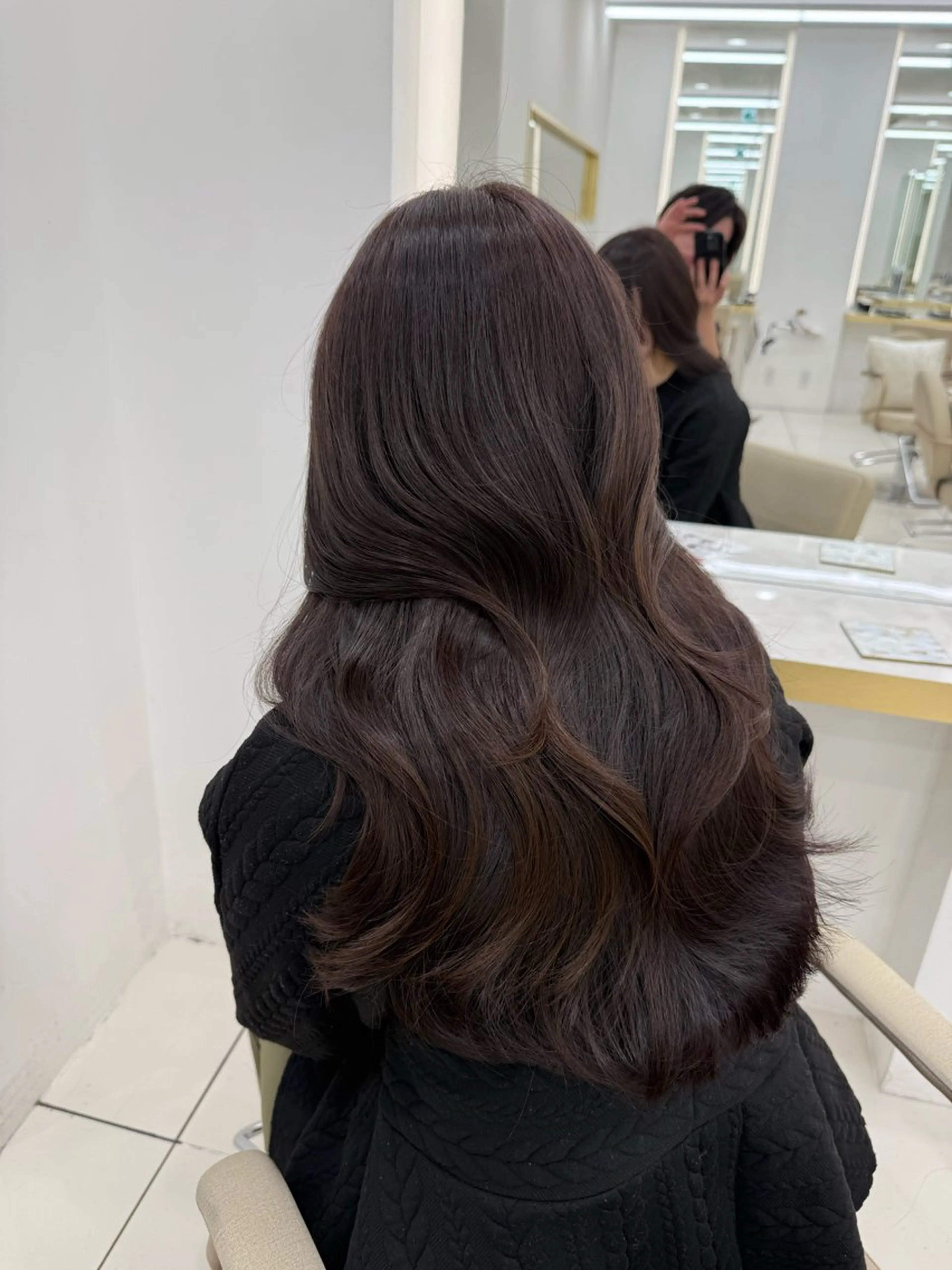 ロング カラー 名古屋/レイヤー 島原　由璃のヘアスタイル