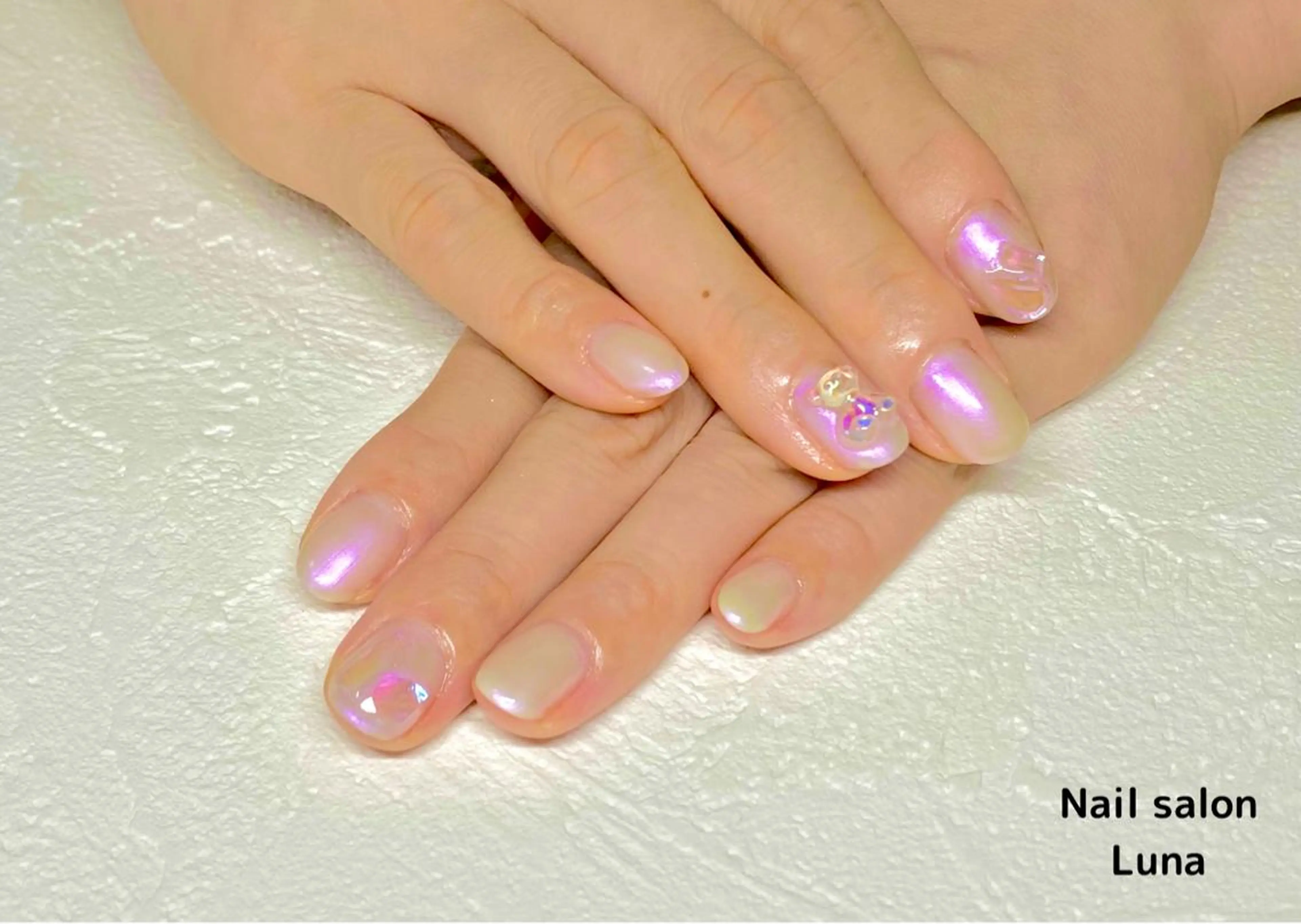 ネイル フットネイル マグネットネイル 加藤 美穂のネイルデザイン