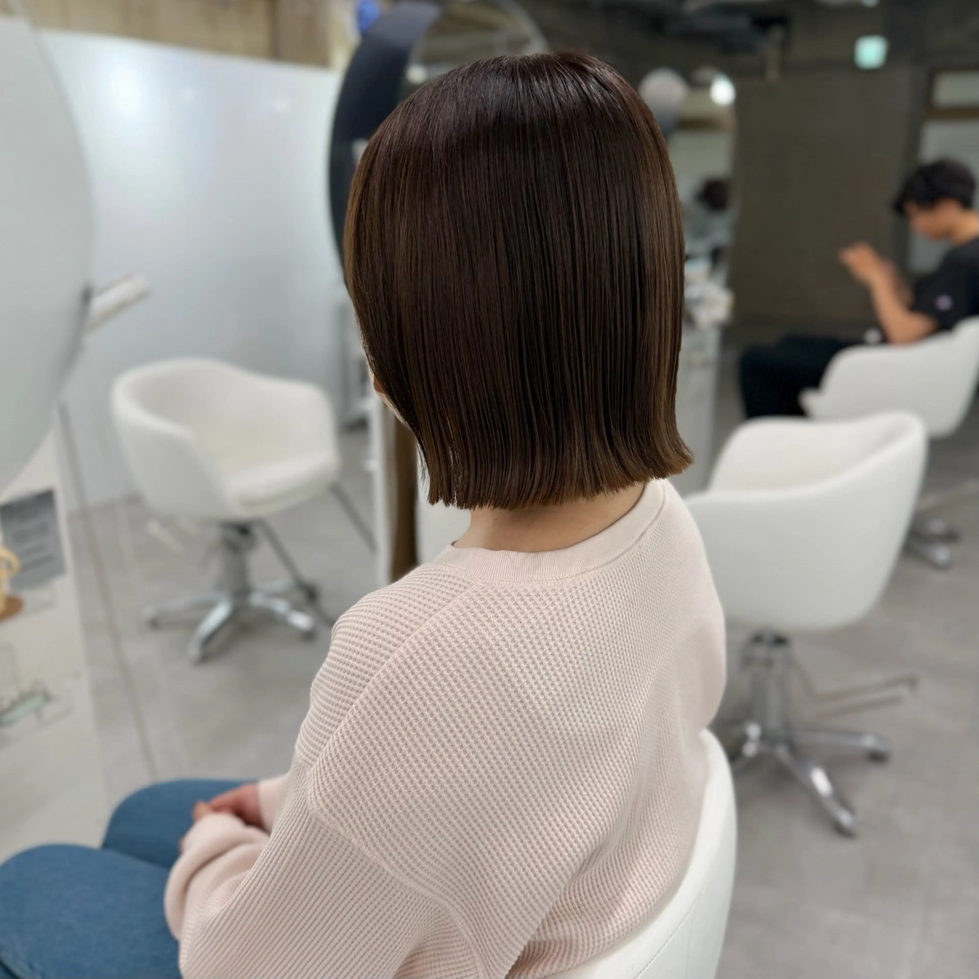 ミディアム カラー カット ヘアカラー トリートメント Kanna /doorwhiteのヘアスタイル