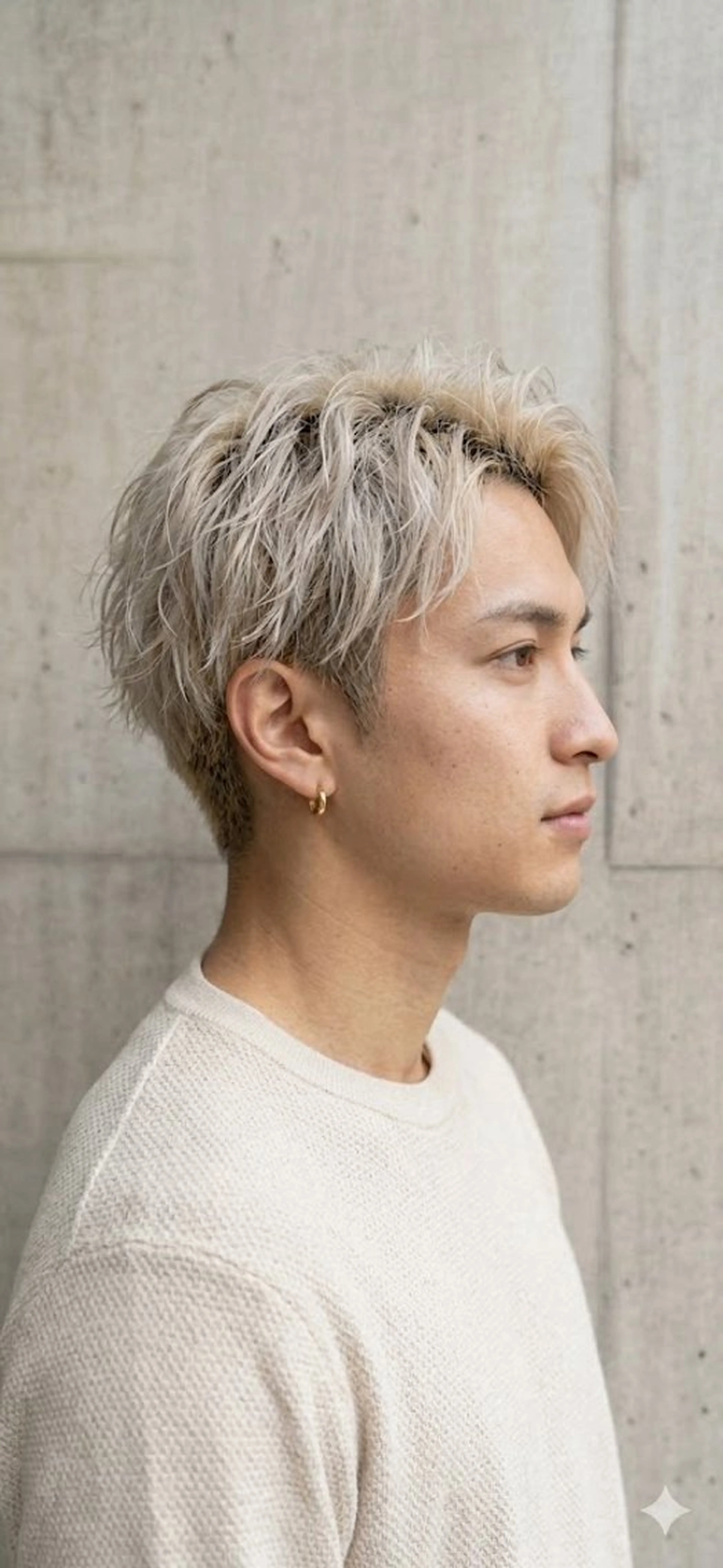 カラー メンズ メンズハイトーン カルマパーマ メンズパーマ メンズツイストパーマ 波巻きパーマ カット ヘアカラー 🌀メンズパーマ🌀 カット💇こうせいのヘアスタイル