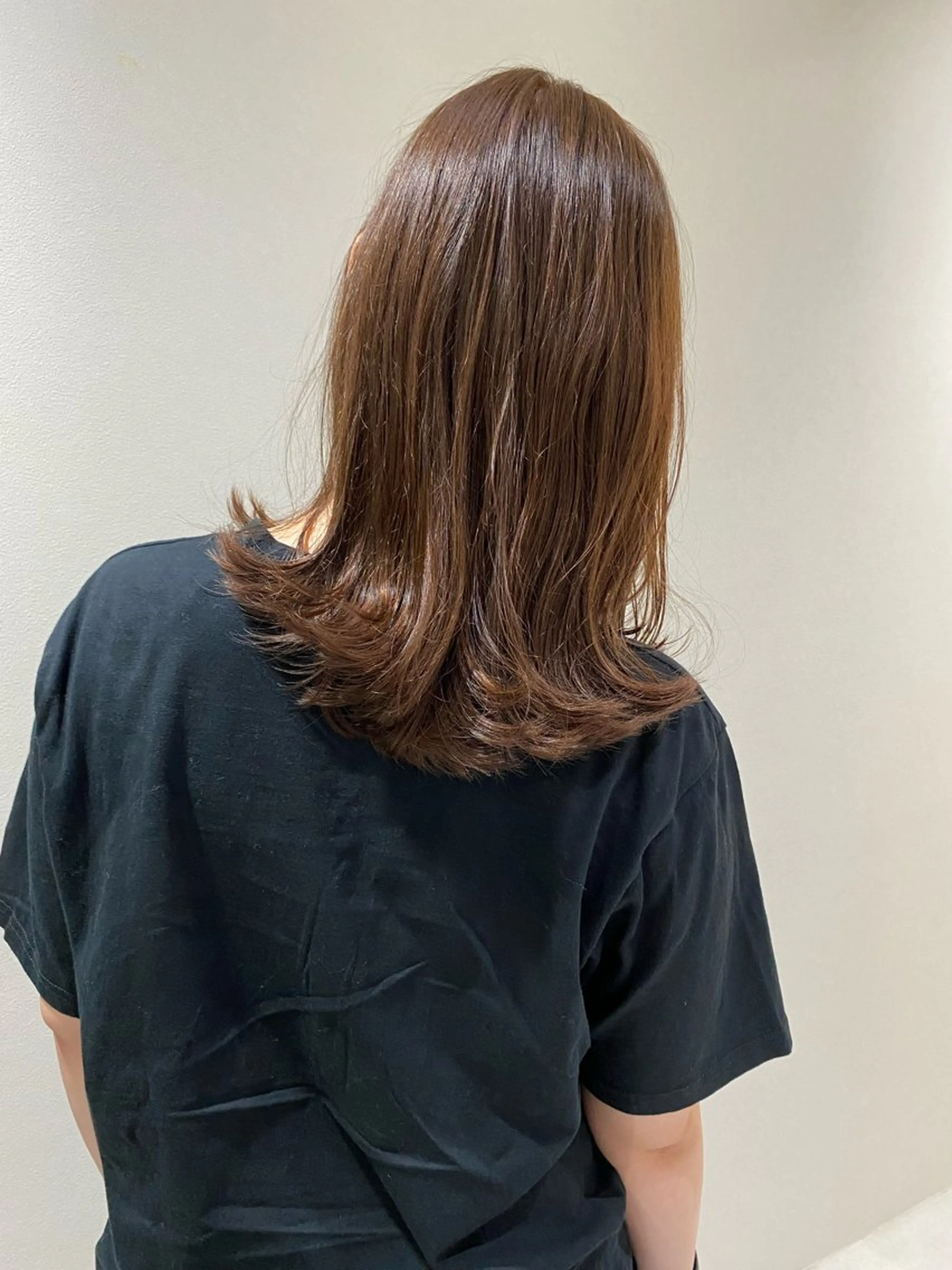 カラー ブラウンカラー 檜 果歩のヘアスタイル