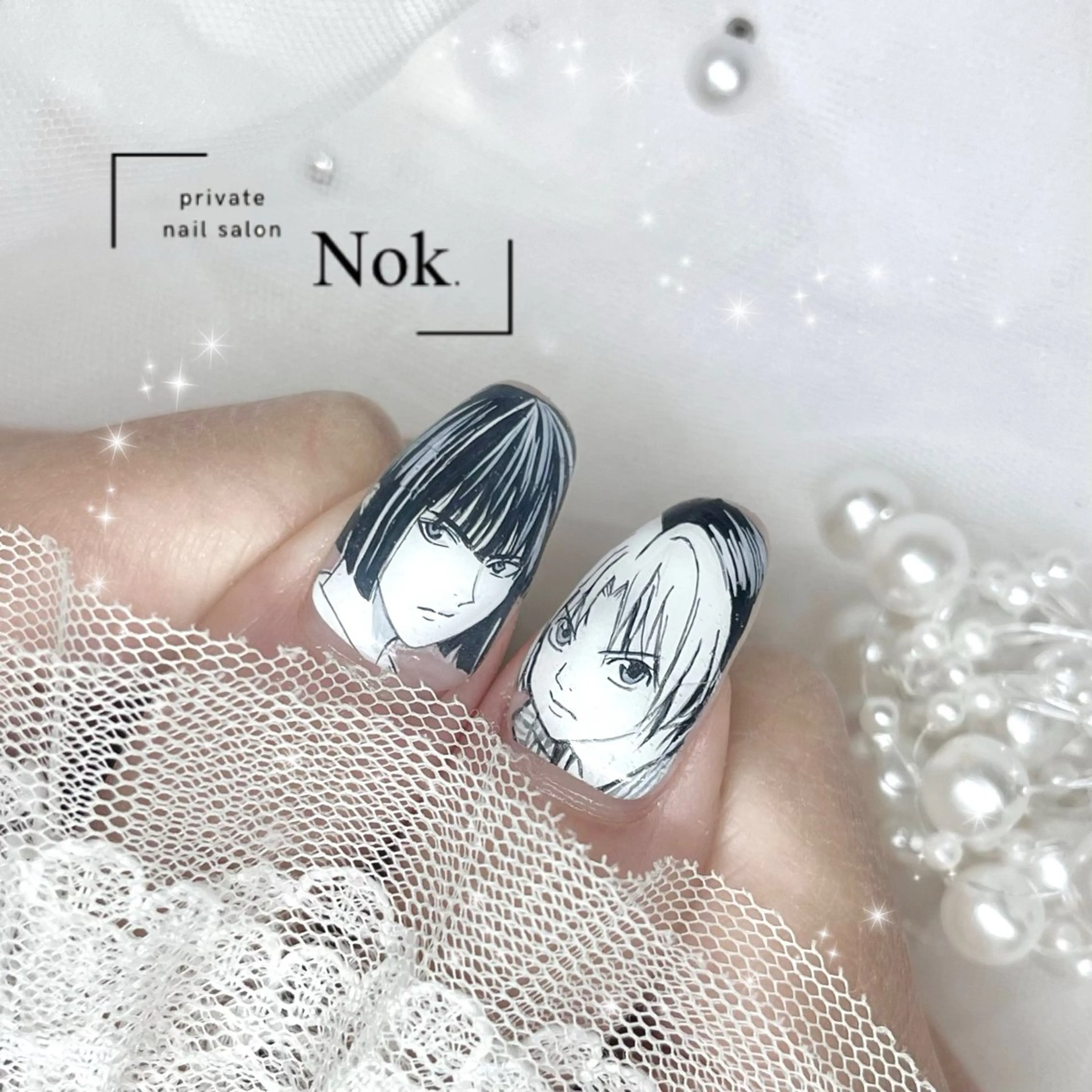 ネイル ハンドネイル 池袋痛ネイル Nok. 渡辺のネイルデザイン