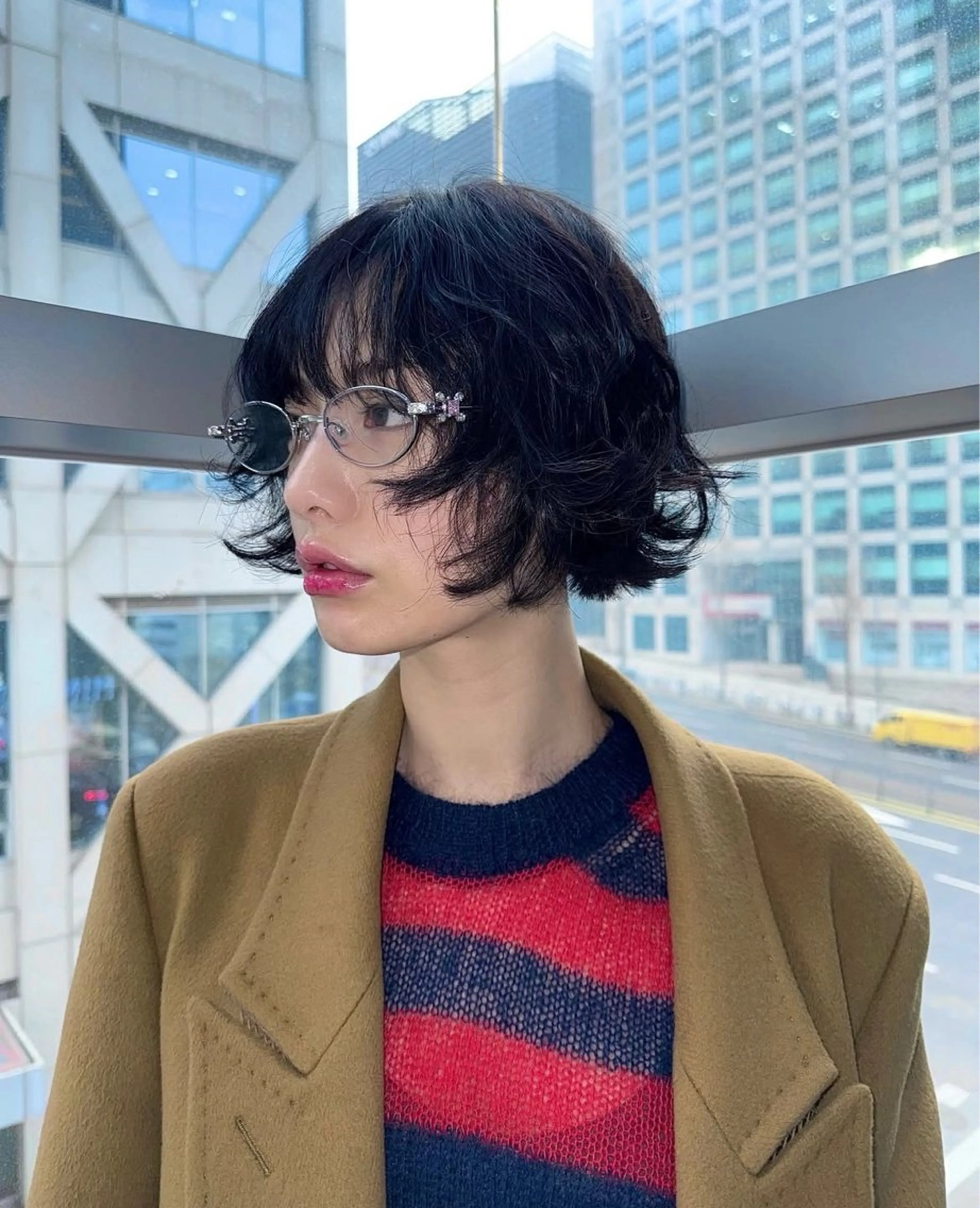 ショート パーマ ボブパーマ/パーマ ウルフパーマのヘアスタイル