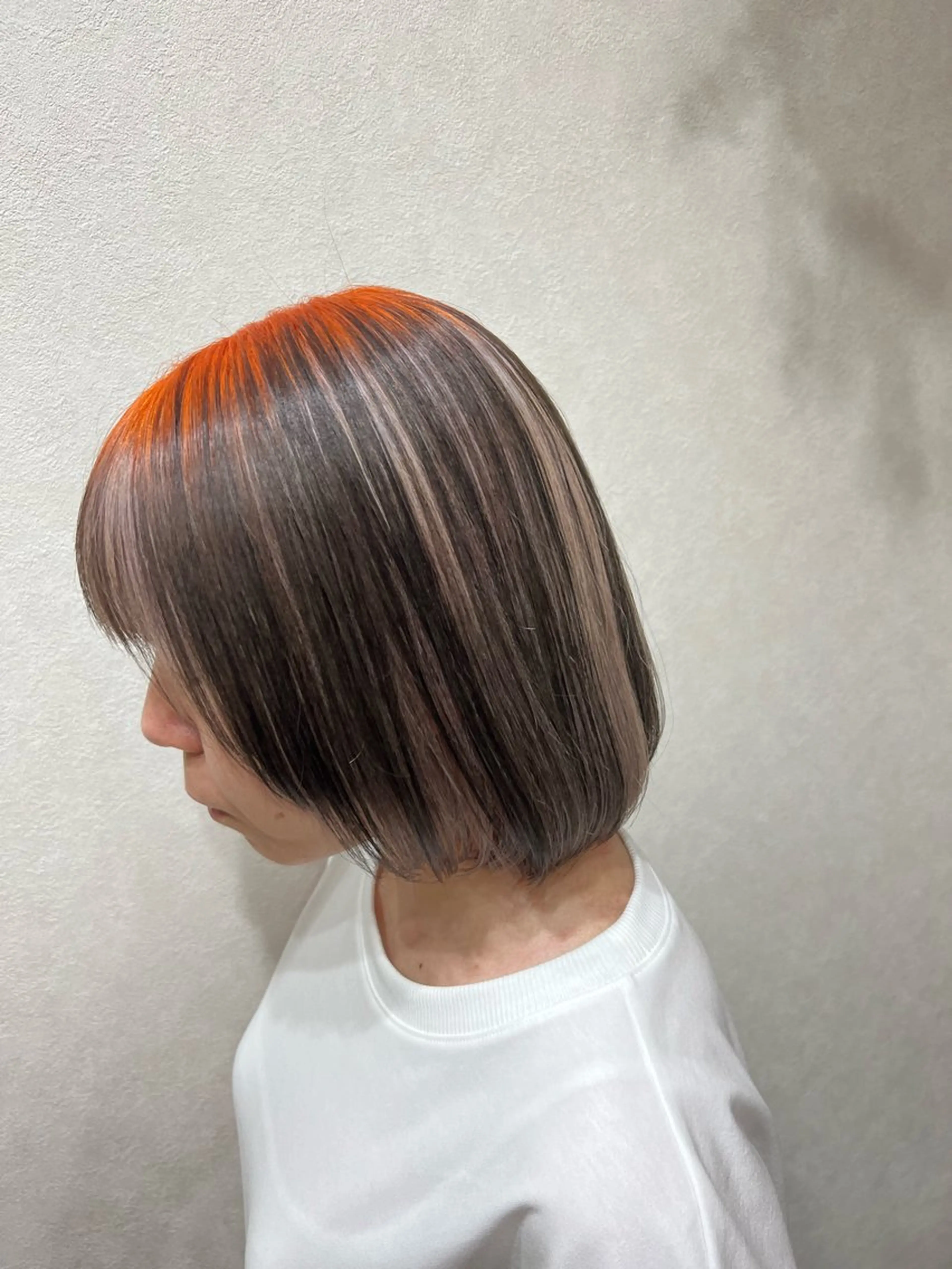 ミディアム カラー 🍇おぐら めぐみ🍇のヘアスタイル