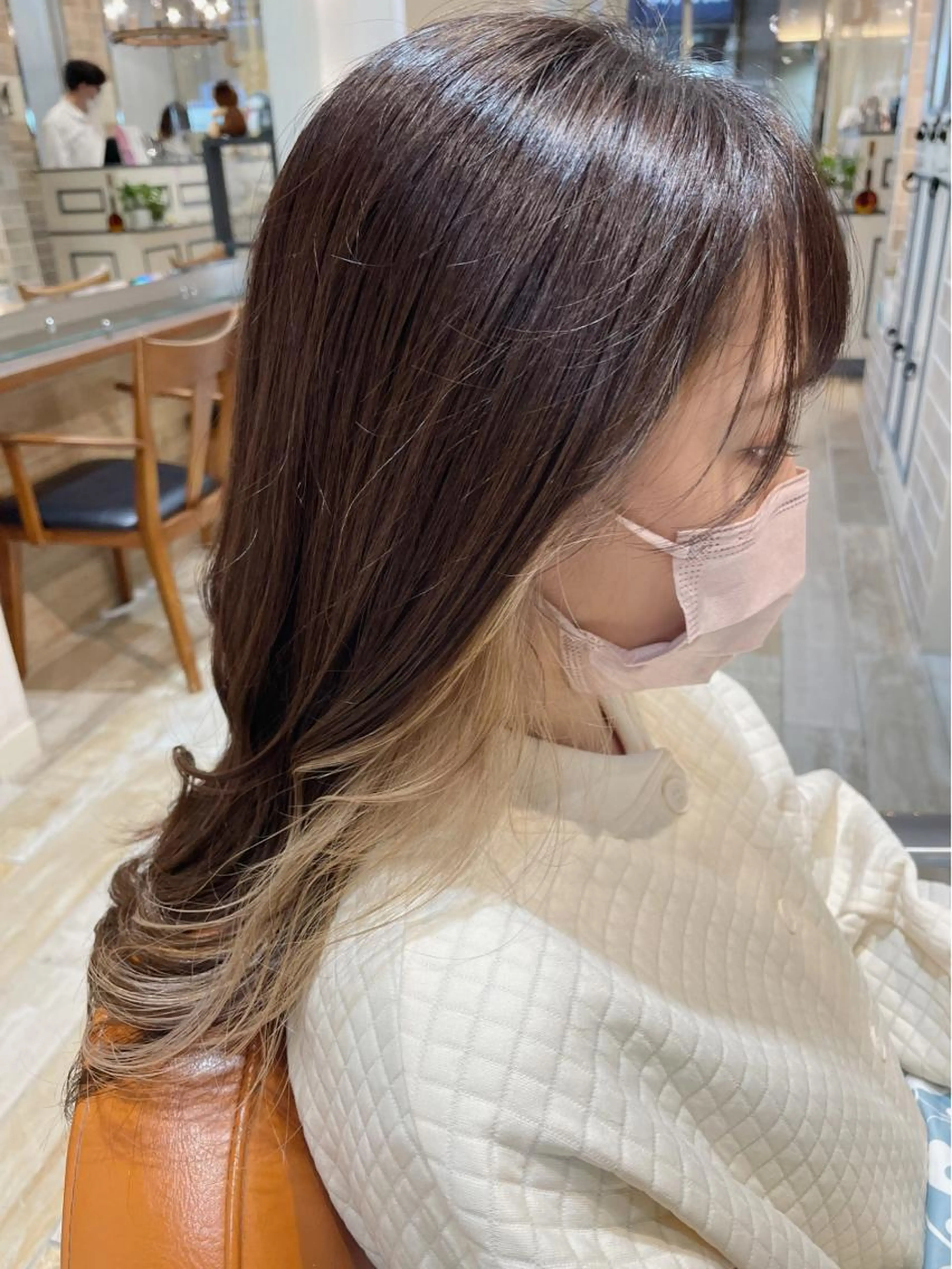 🌼インナーカラーorイヤリングカラー🌼の写真