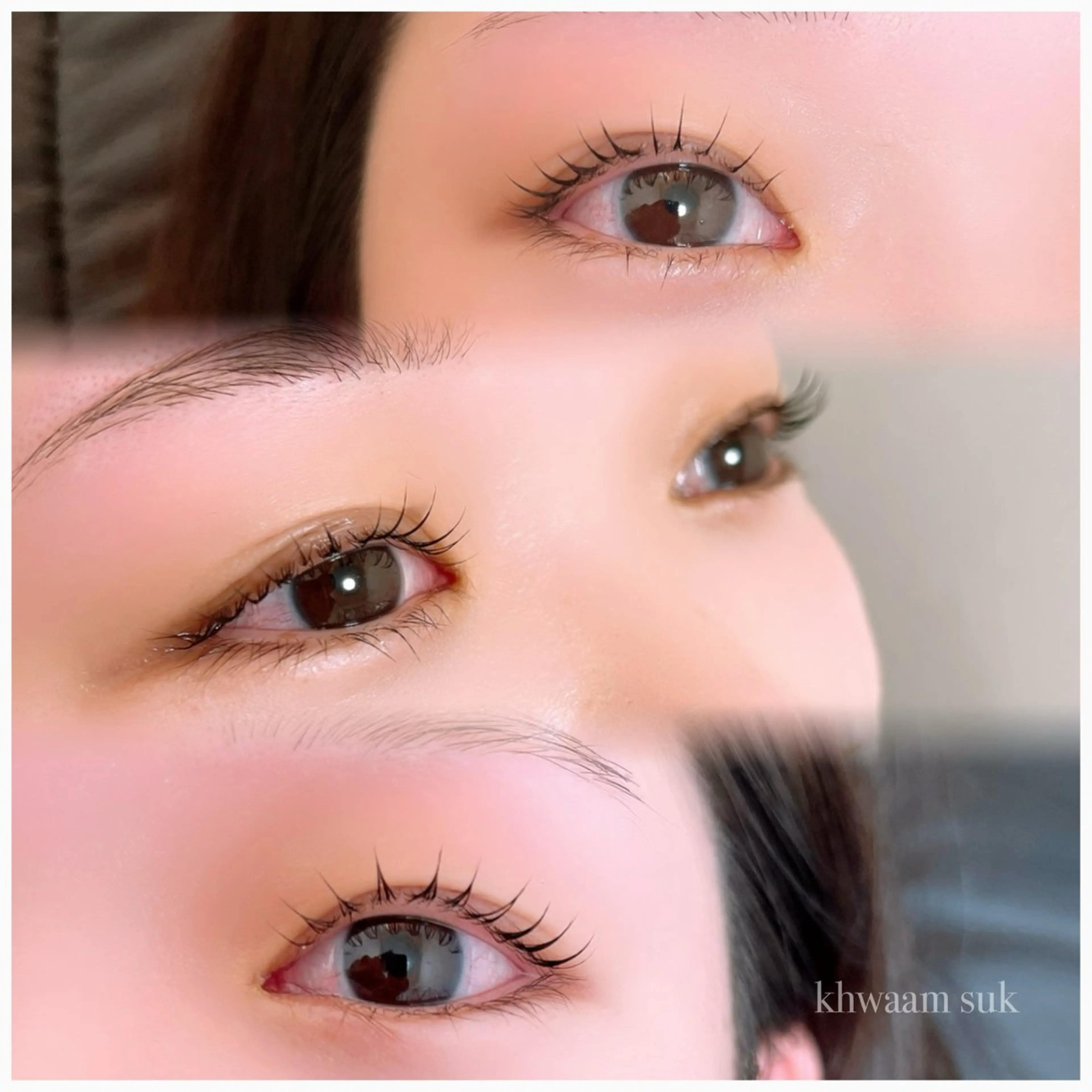 マツエク・マツパ Eyesalon🤍 khwaam sukのマツエク・マツパデザイン