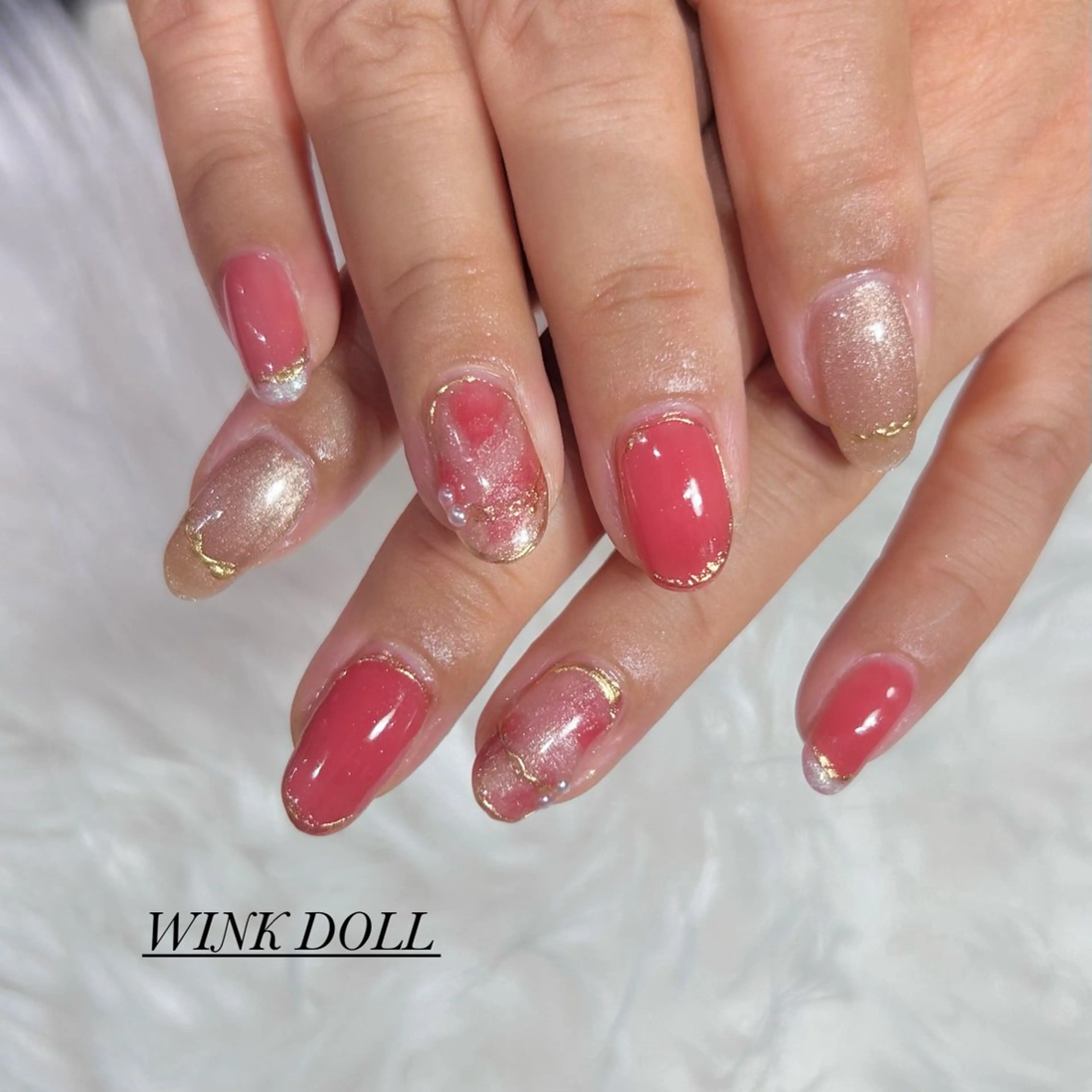 ネイル ハンドネイル WINK DOLL所属・WINK DOLL 🌹MIRAIのネイルデザイン