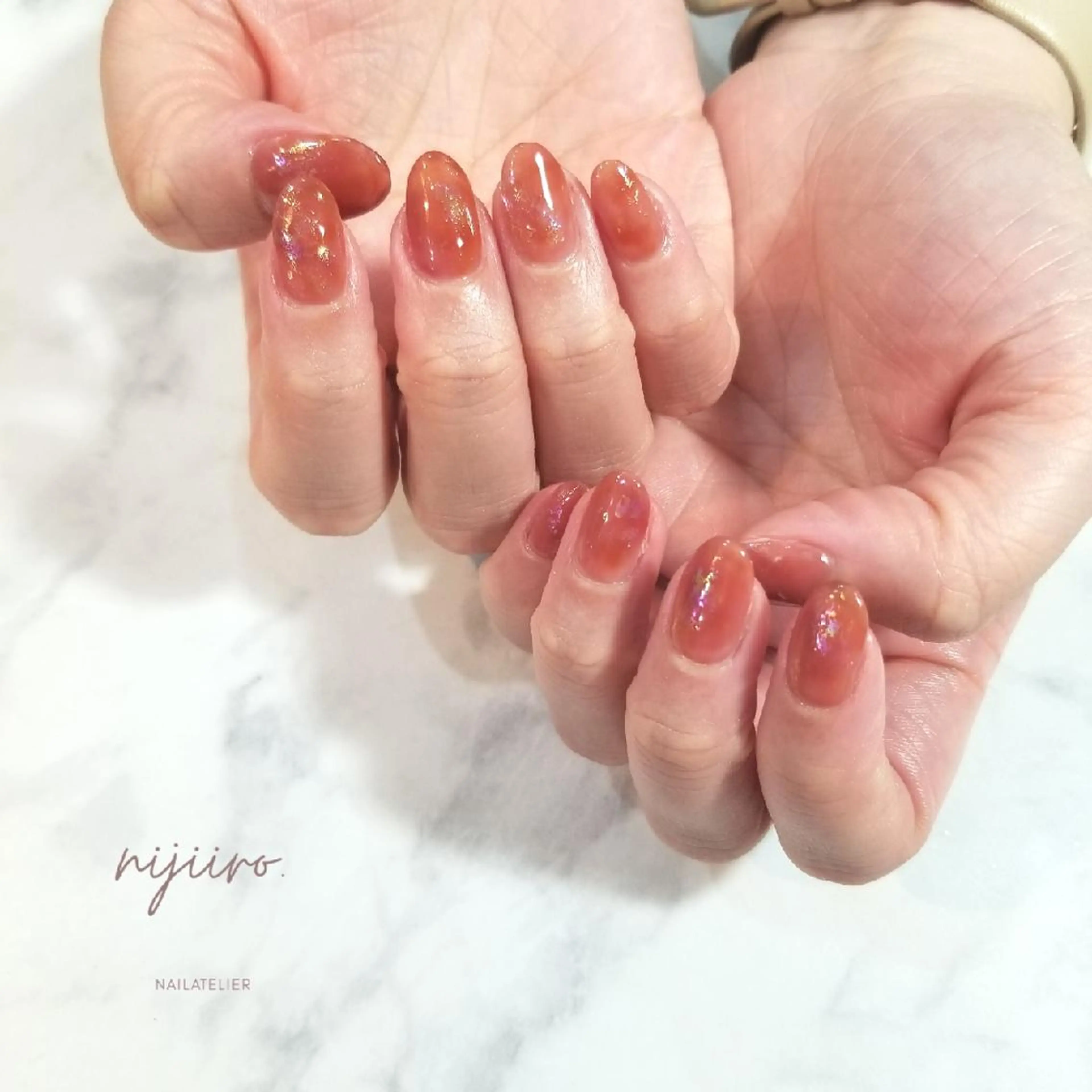 ネイル ニュアンスネイル ハンドネイル nijiiro🌈 サトウのネイルデザイン