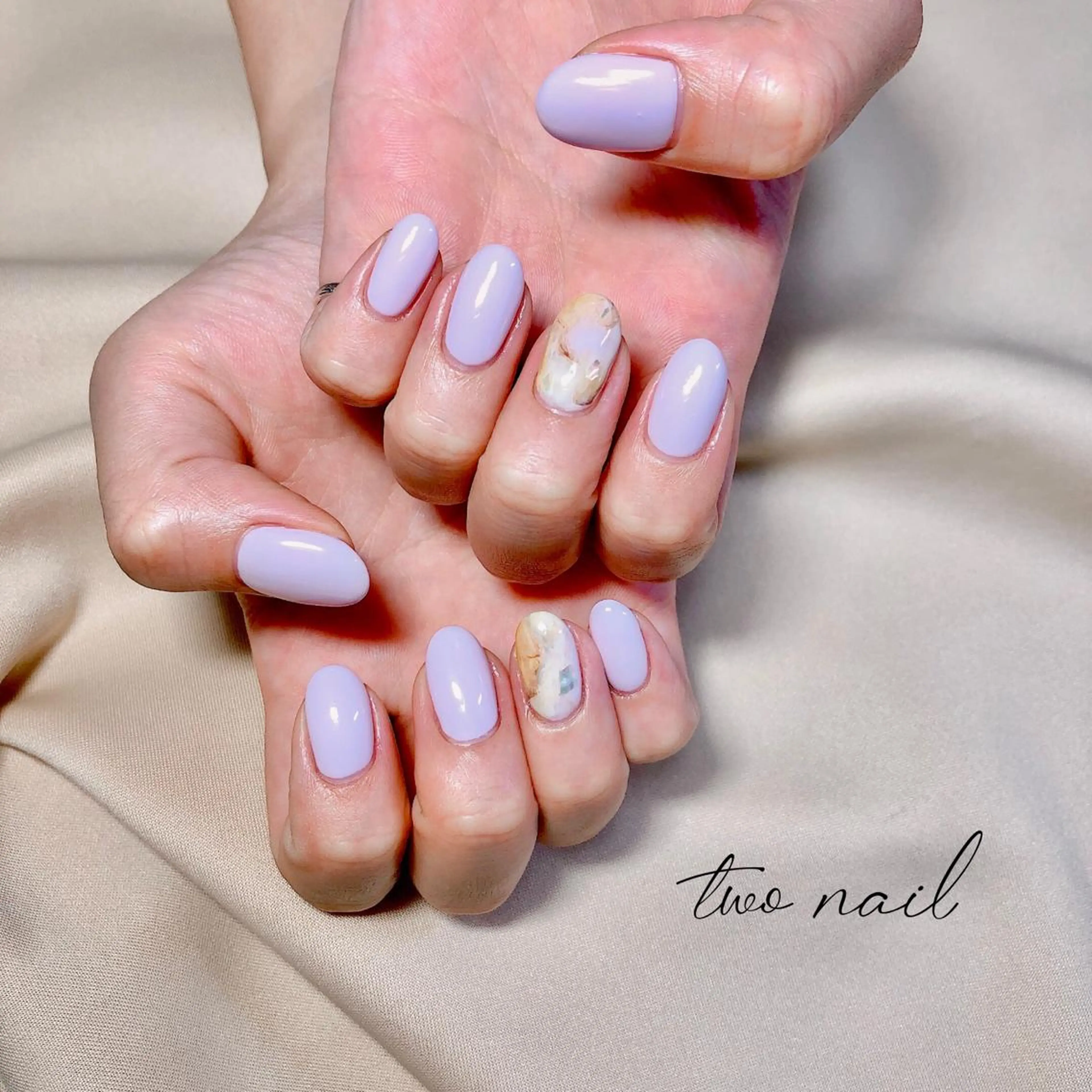 ネイル アートネイル フットネイル ハート 大理石ネイル(マーブル) ニュアンスネイル two nailのネイルデザイン