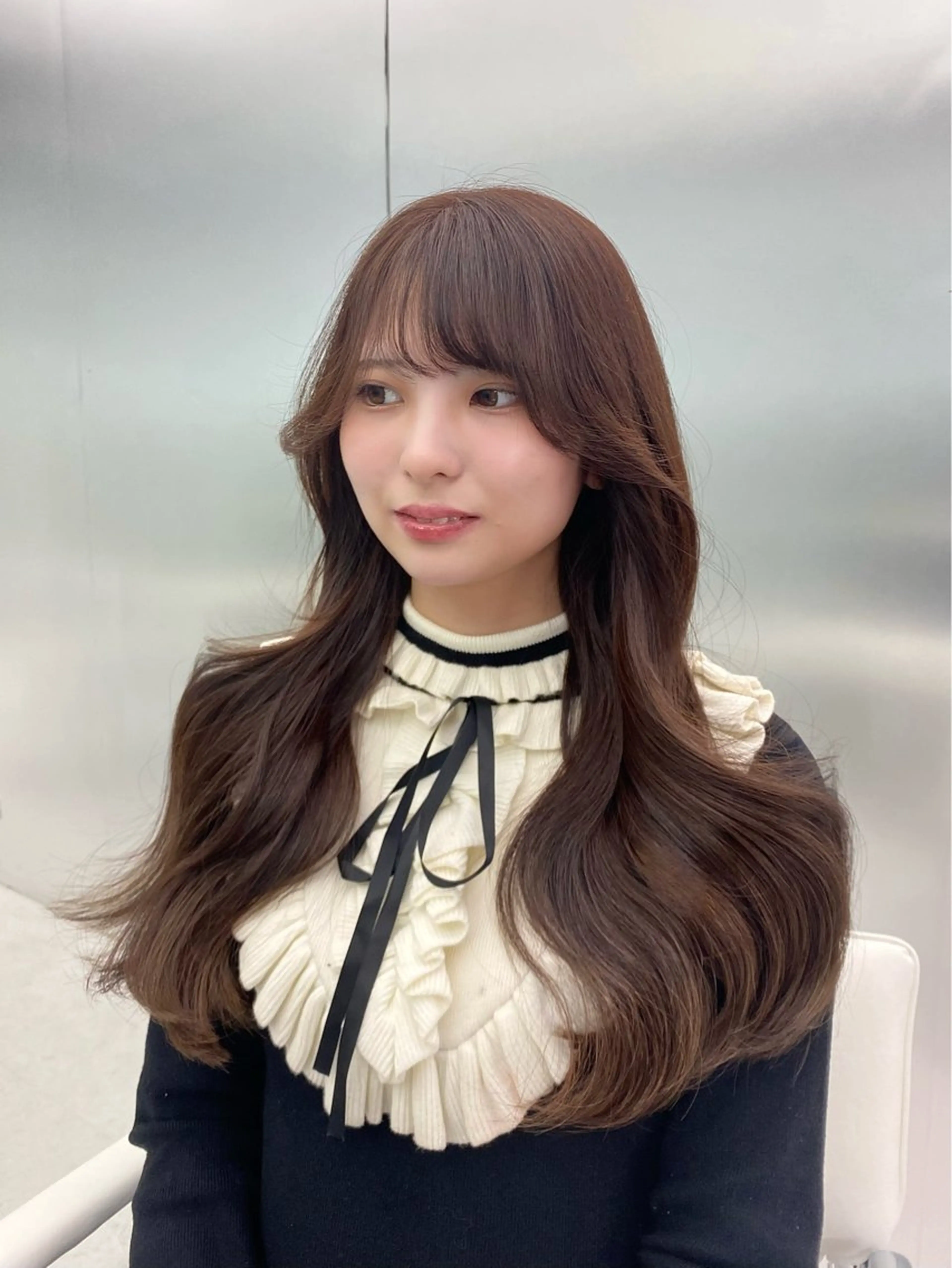 ロング カラー 🖤韓国･網紅 KOYUKI🖤のヘアスタイル