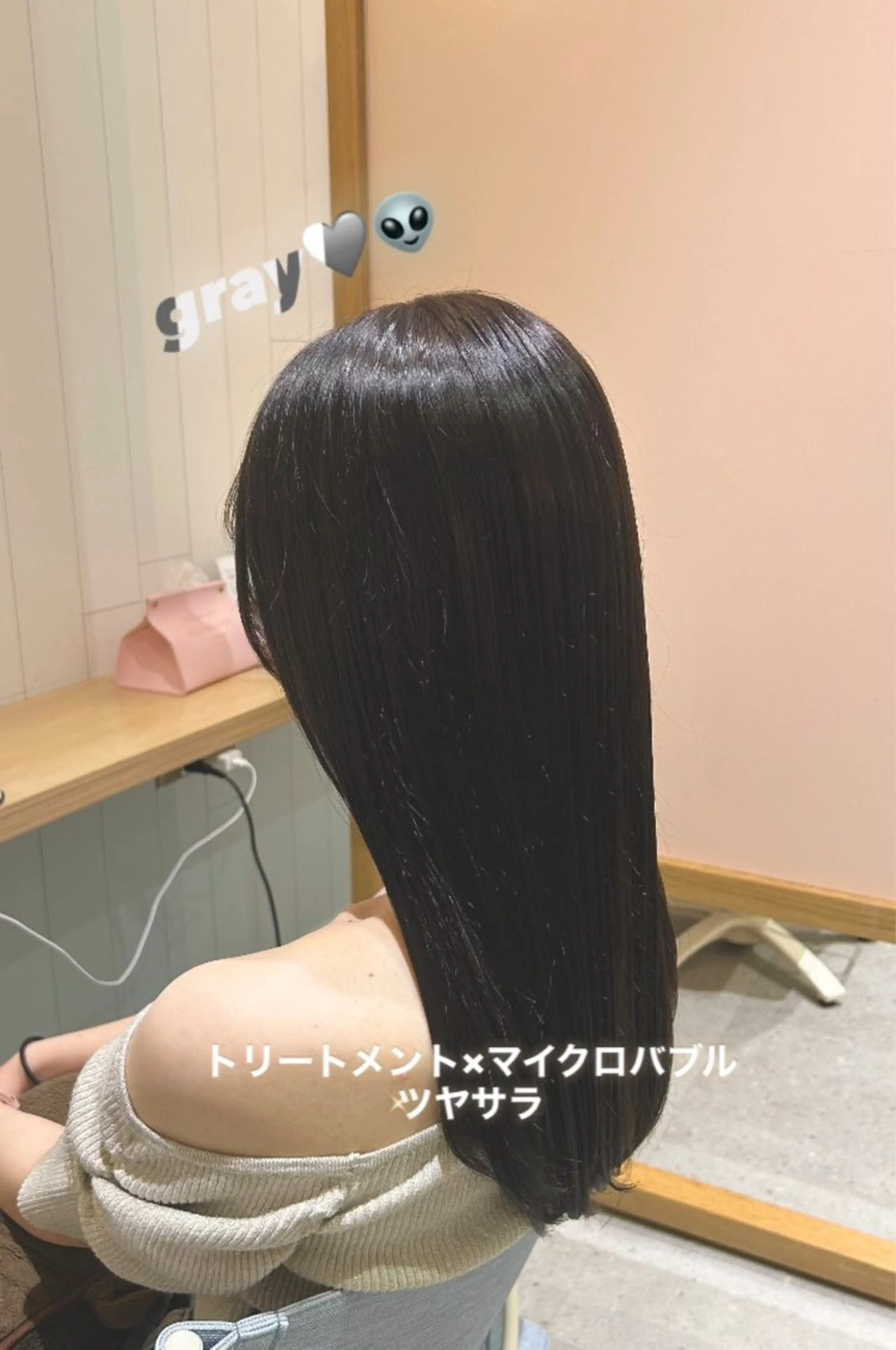 セミロング カラー 透明感カラー トリートメント ショート✂︎ボブ/ /小駒杏花のヘアスタイル