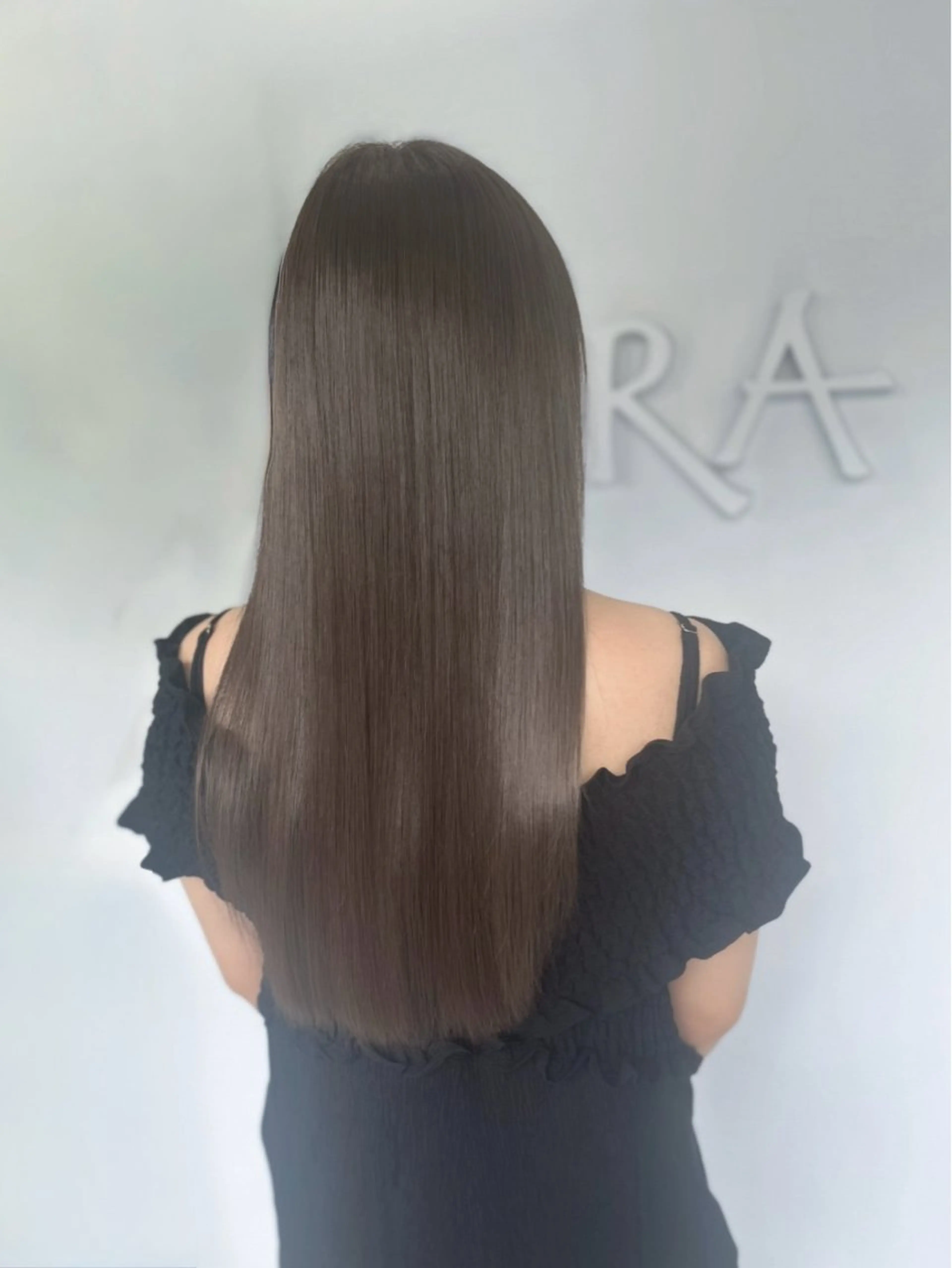 ロング カラー 髪質改善 トリートメント カット ヘアカラー トリートメント 透明感カラー／ 艶感カラー／RAMUのヘアスタイル