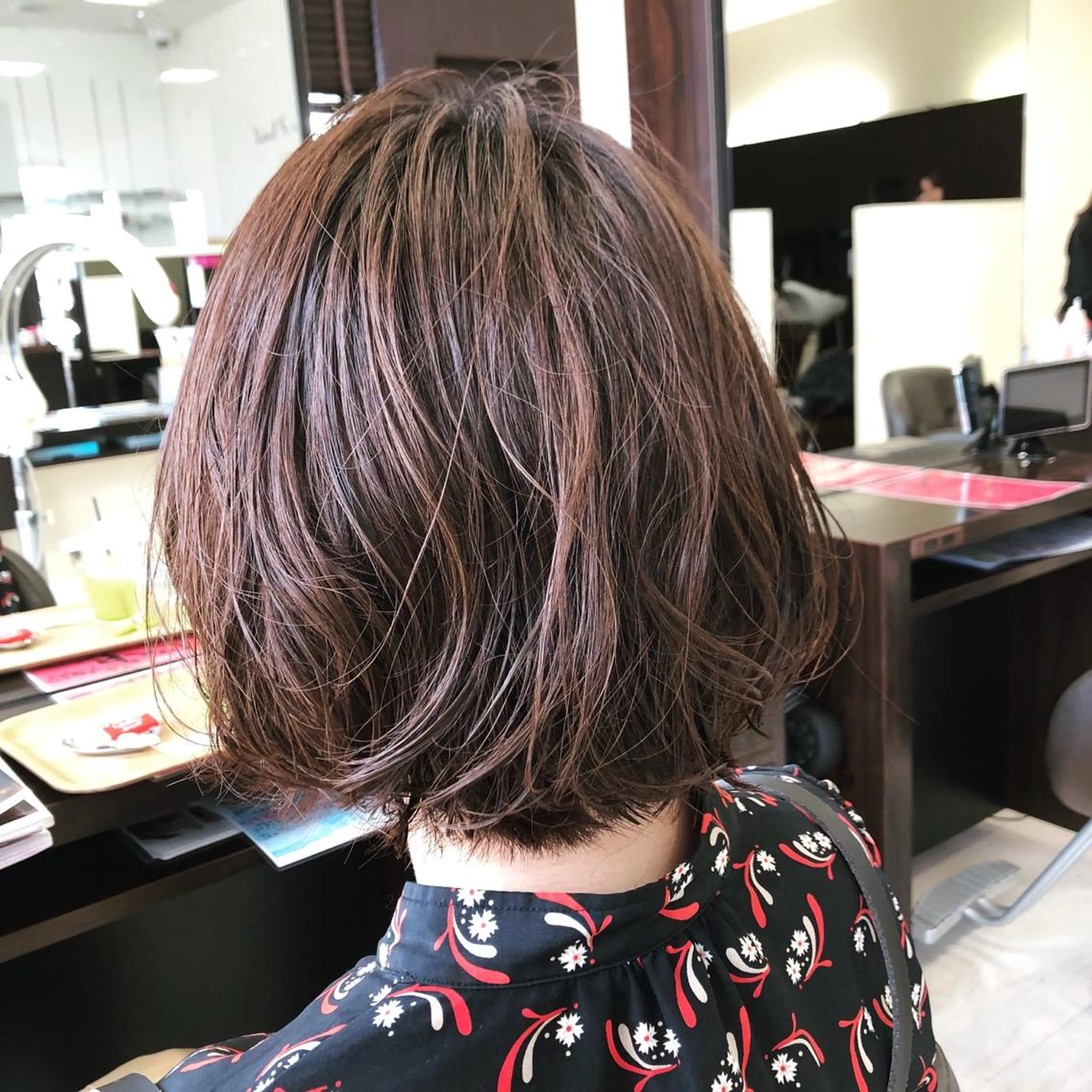 ミディアム パーマ ミディアムパーマ 【ショートスタイル】 志波李空のヘアスタイル