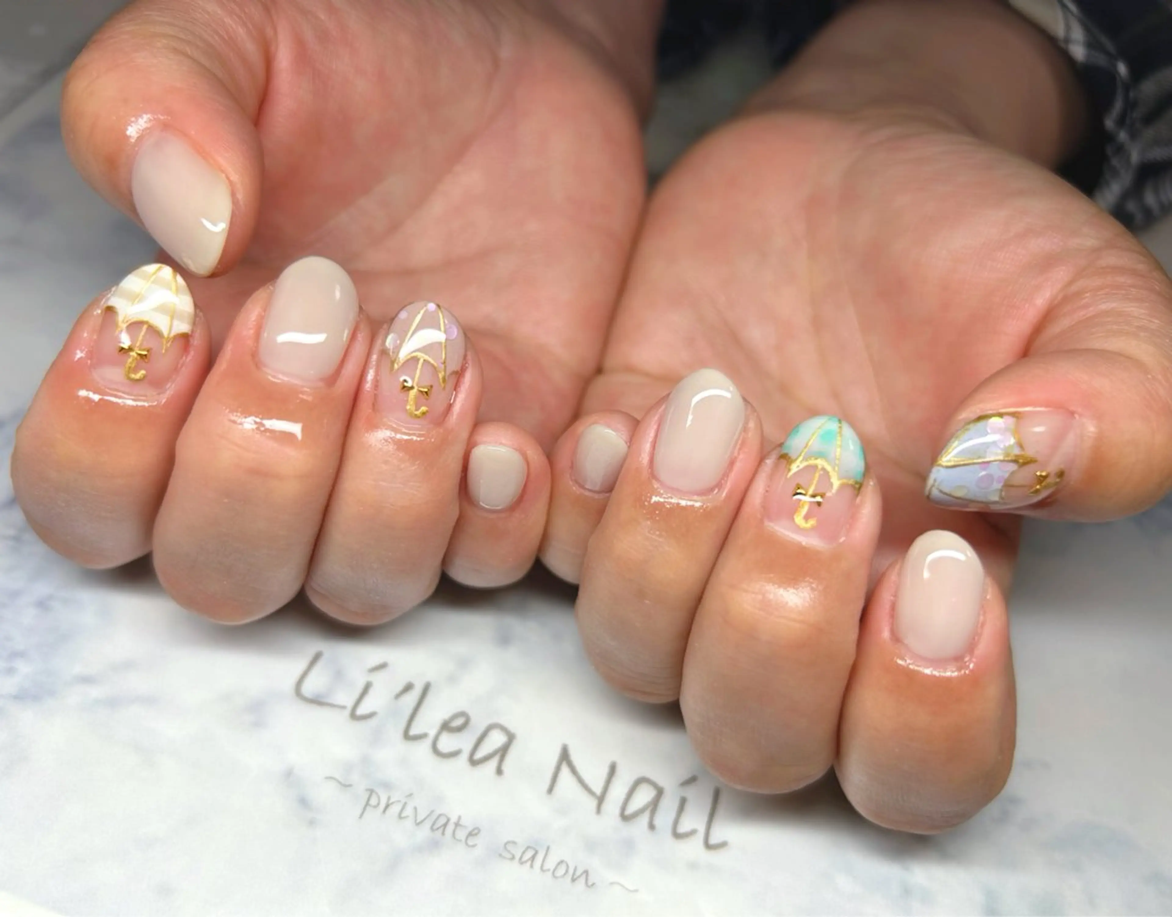 ネイル ハンドネイル Li'leaNail AINAのネイルデザイン