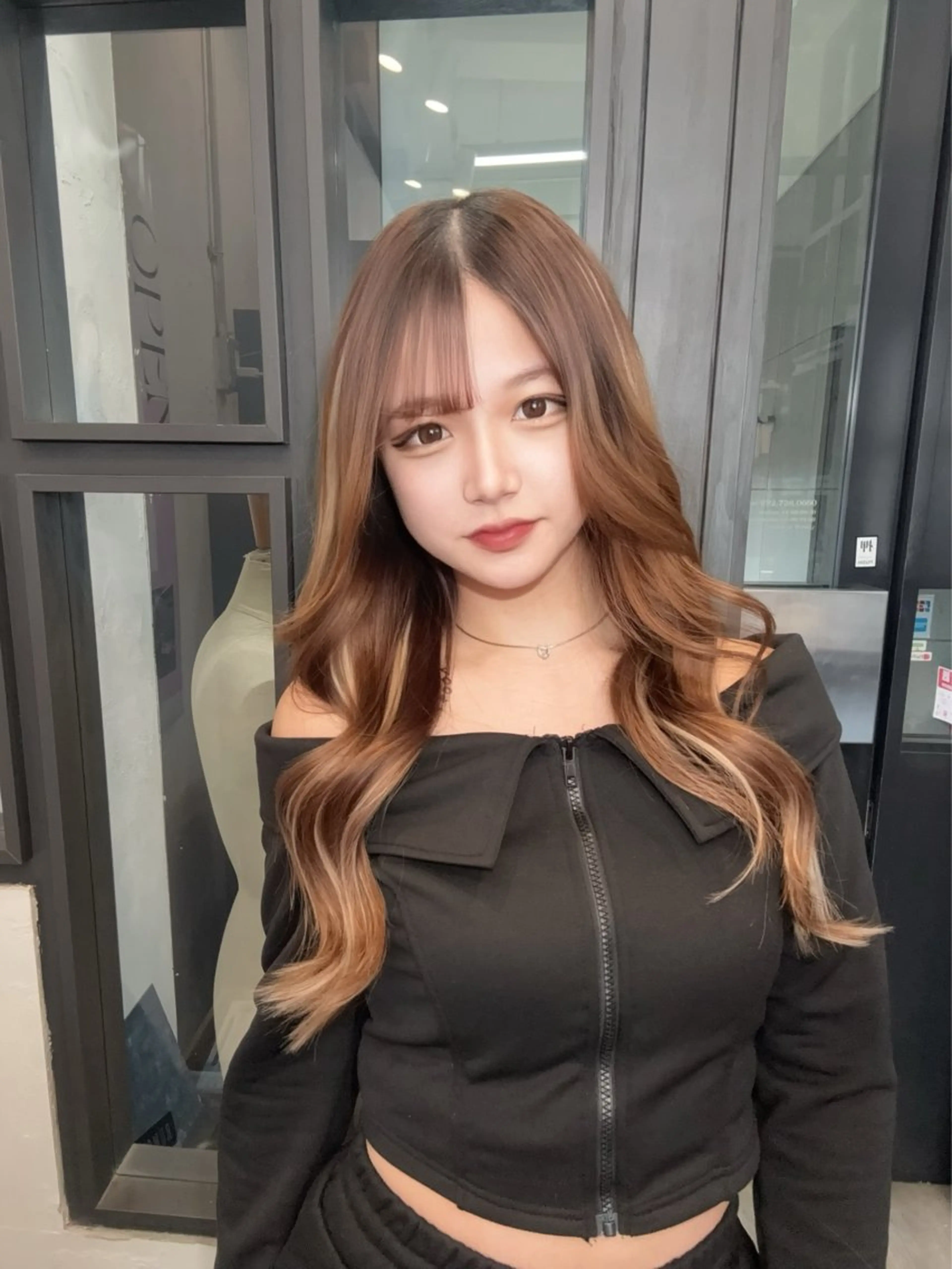 ロング プルエクステ エクステ ハイライト エクステ 🖤西嶋　桃花🖤 エクステ/レイヤーのヘアスタイル