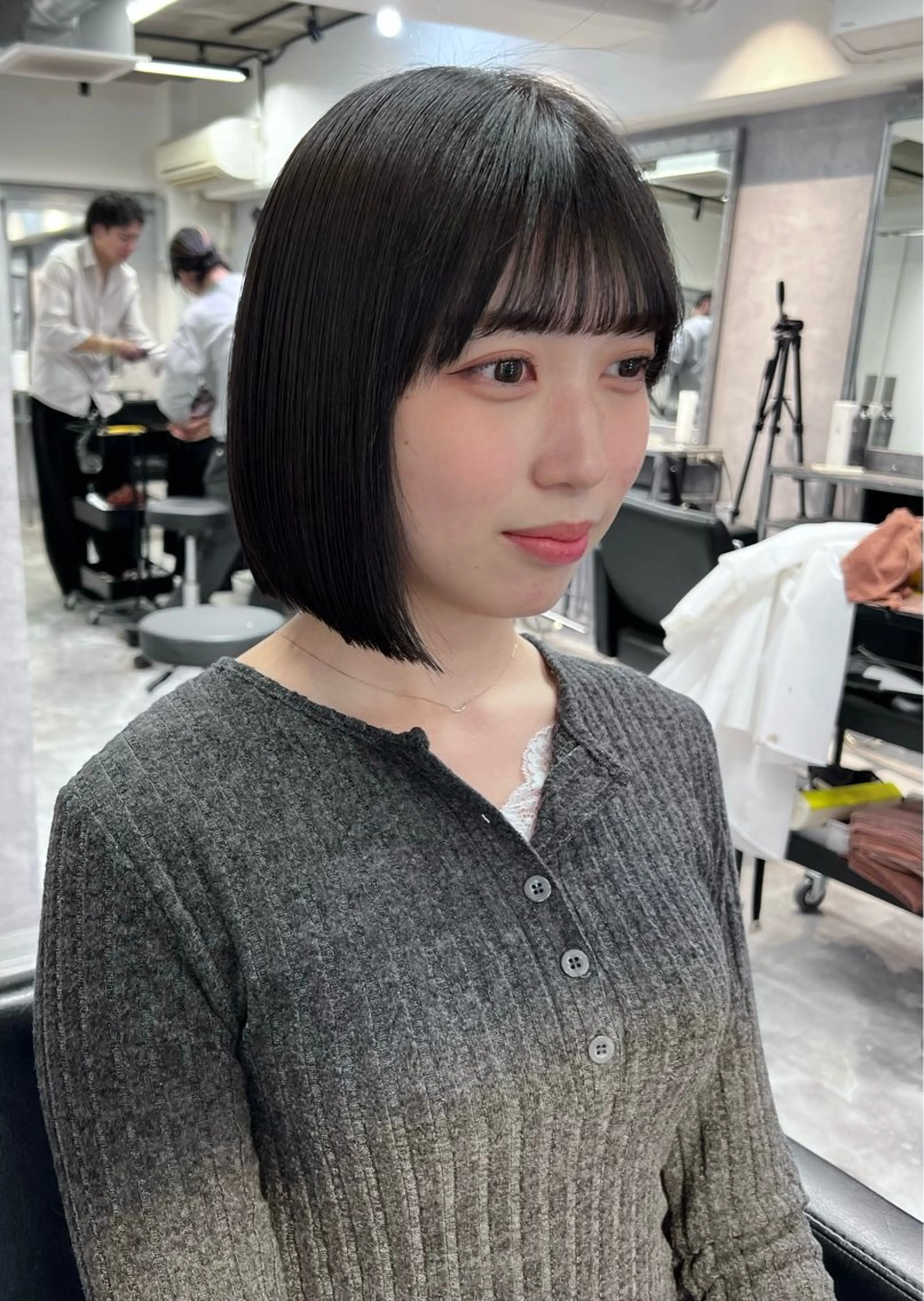 ショート 顔周りカット レイヤーカット カット ヘアセット 透明感/レイヤー 🇰🇷tomonaのヘアスタイル