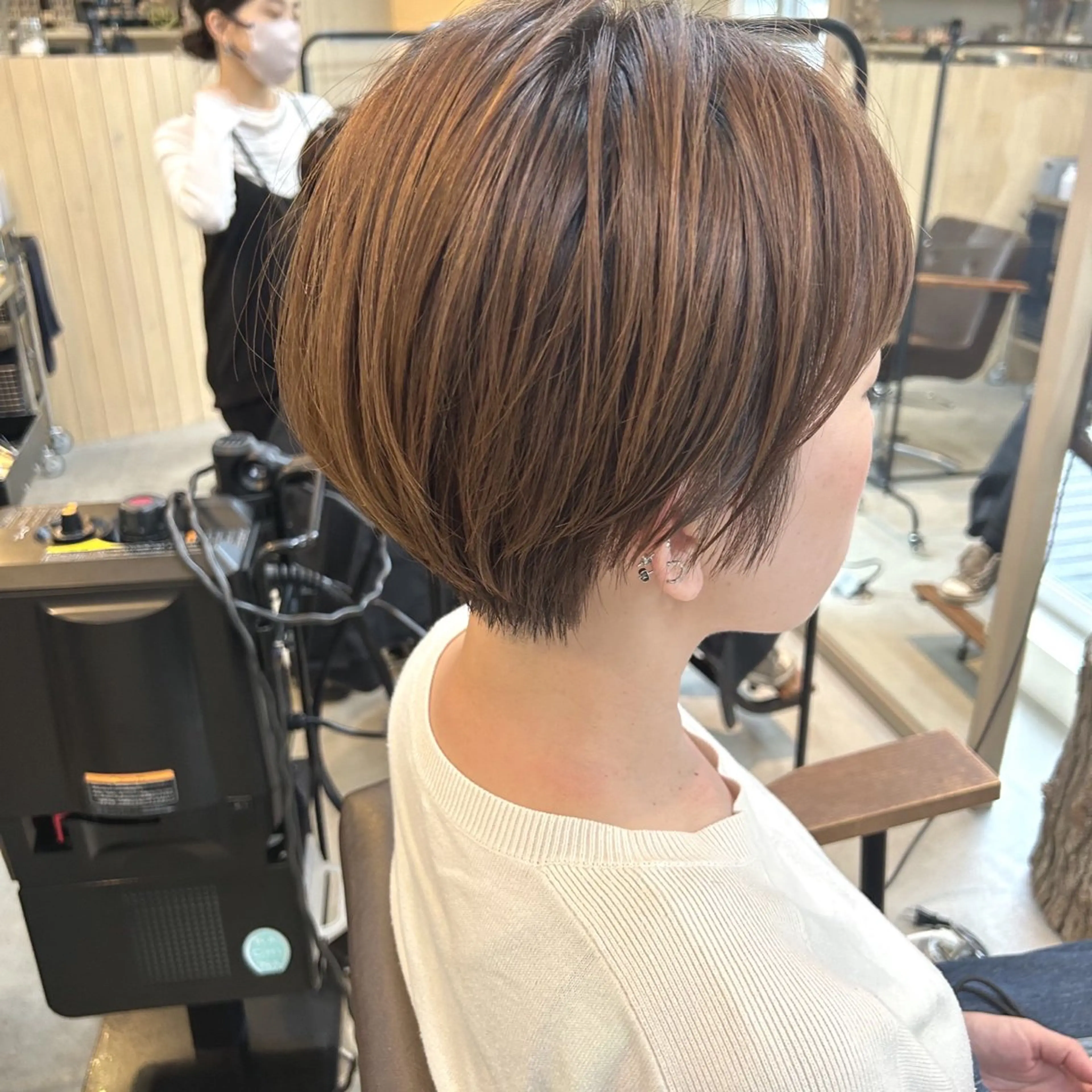 ショート カット 綿貫 美雪のヘアスタイル