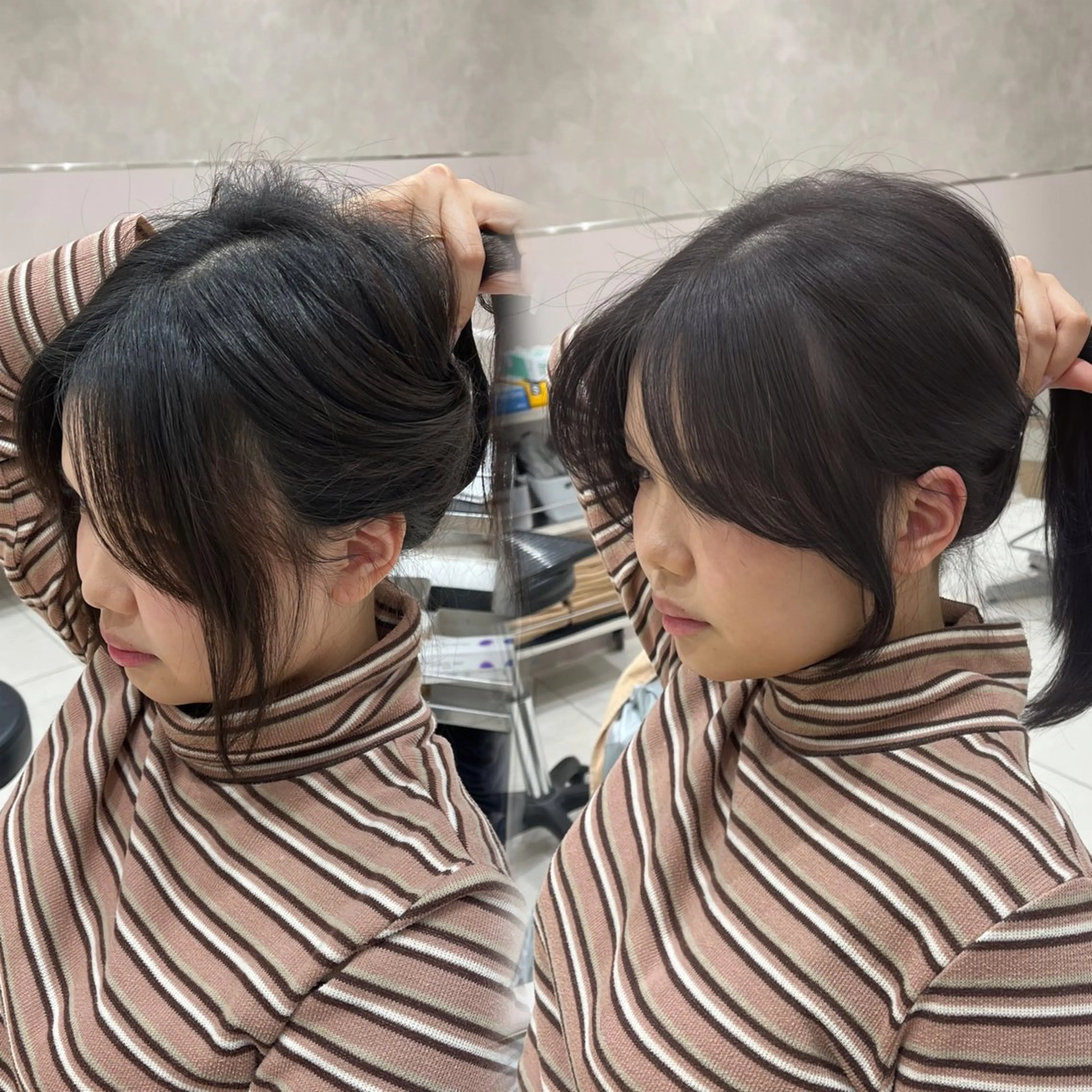 ロング カット 透明感カラー/似合わ せ前髪/柴田礼空のヘアスタイル