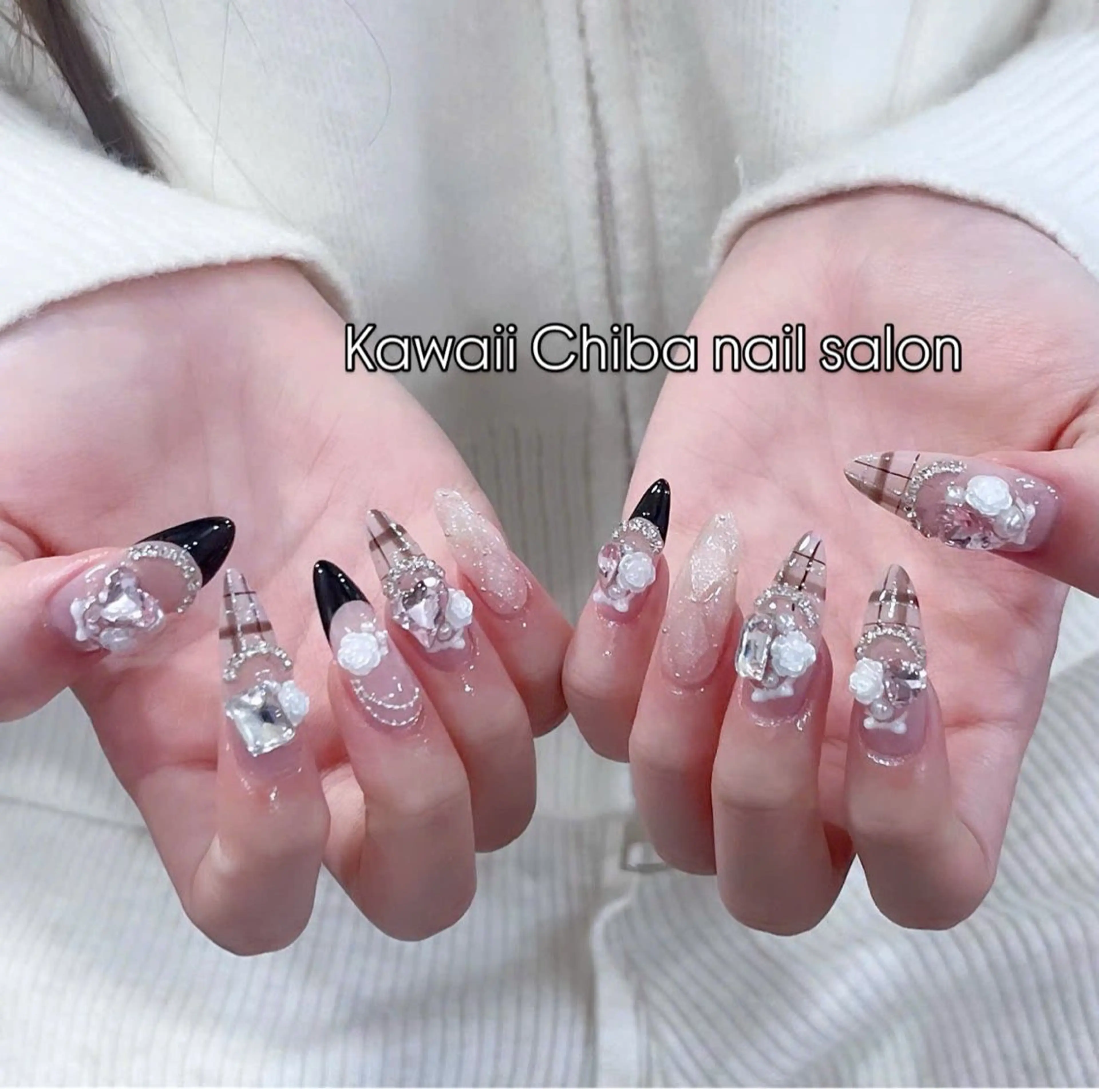 ネイル 韓国ネイル ワンホンネイル Kawaii _Nailのネイルデザイン