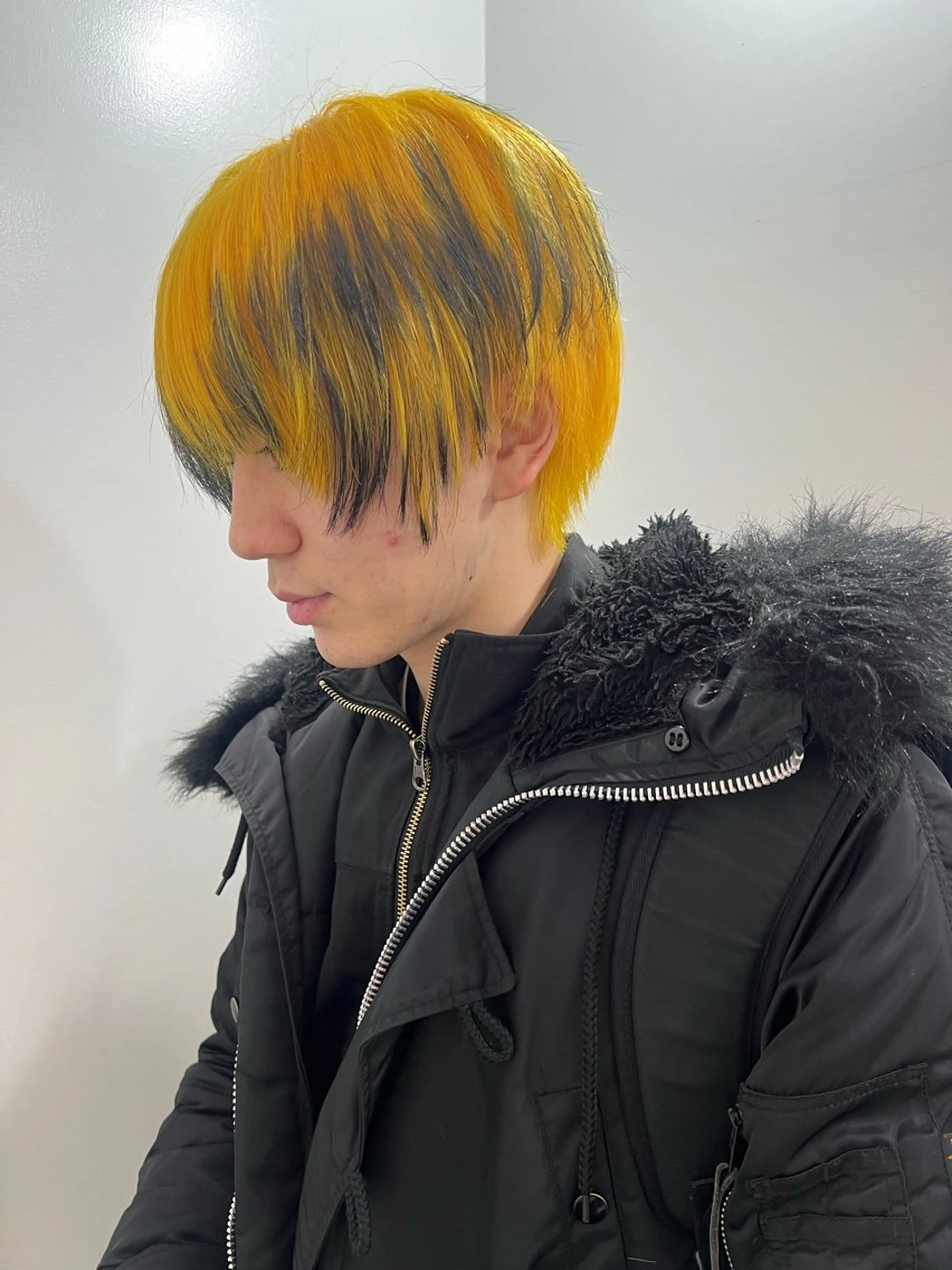 メンズ ヘアカラー トリートメント 💥ウルフカット デザインあんな💥のヘアスタイル