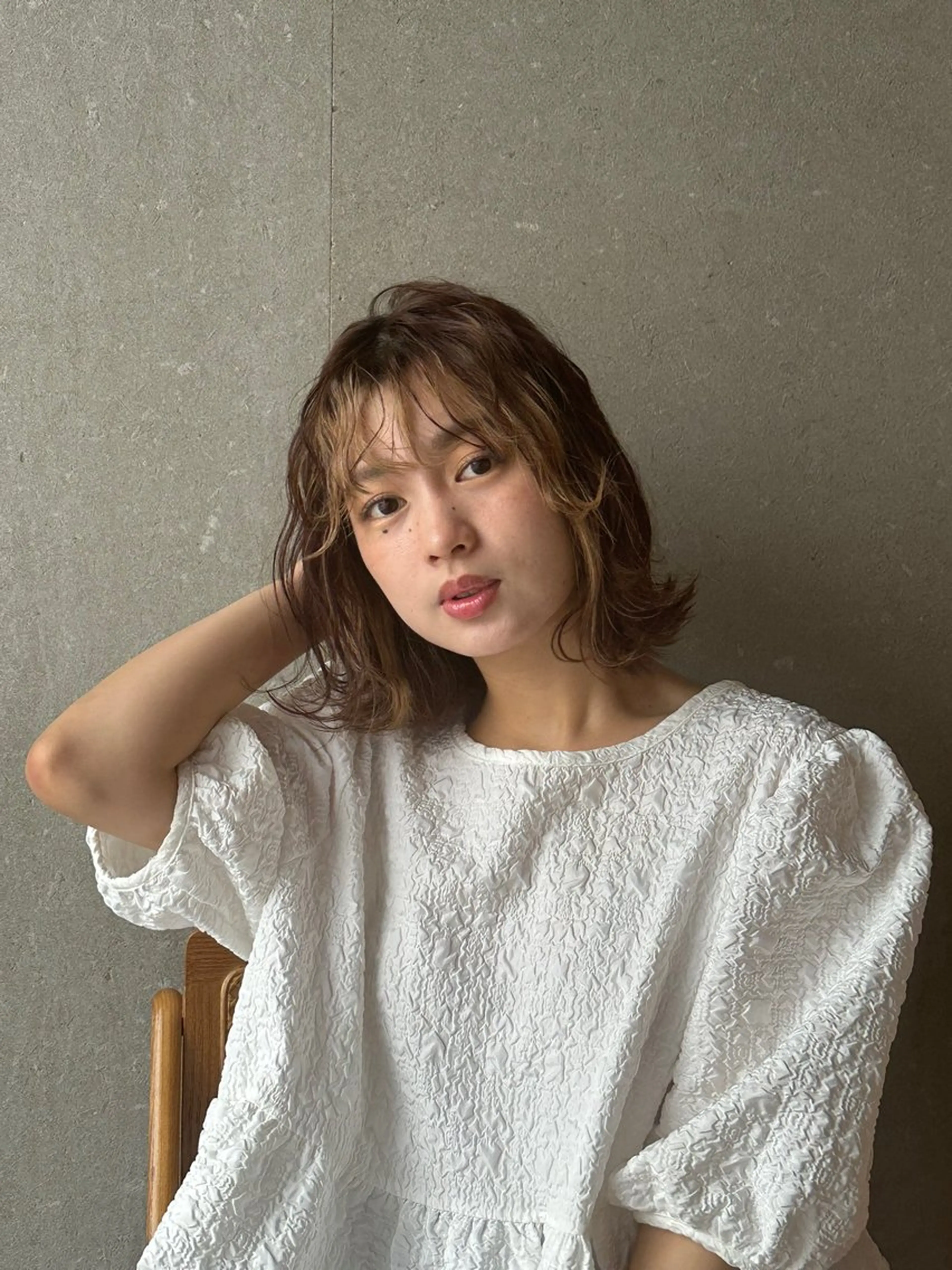 ミディアム カラー ヘアアレンジ 暖色/ヘアアレンジ 🎀♡irohaのヘアスタイル