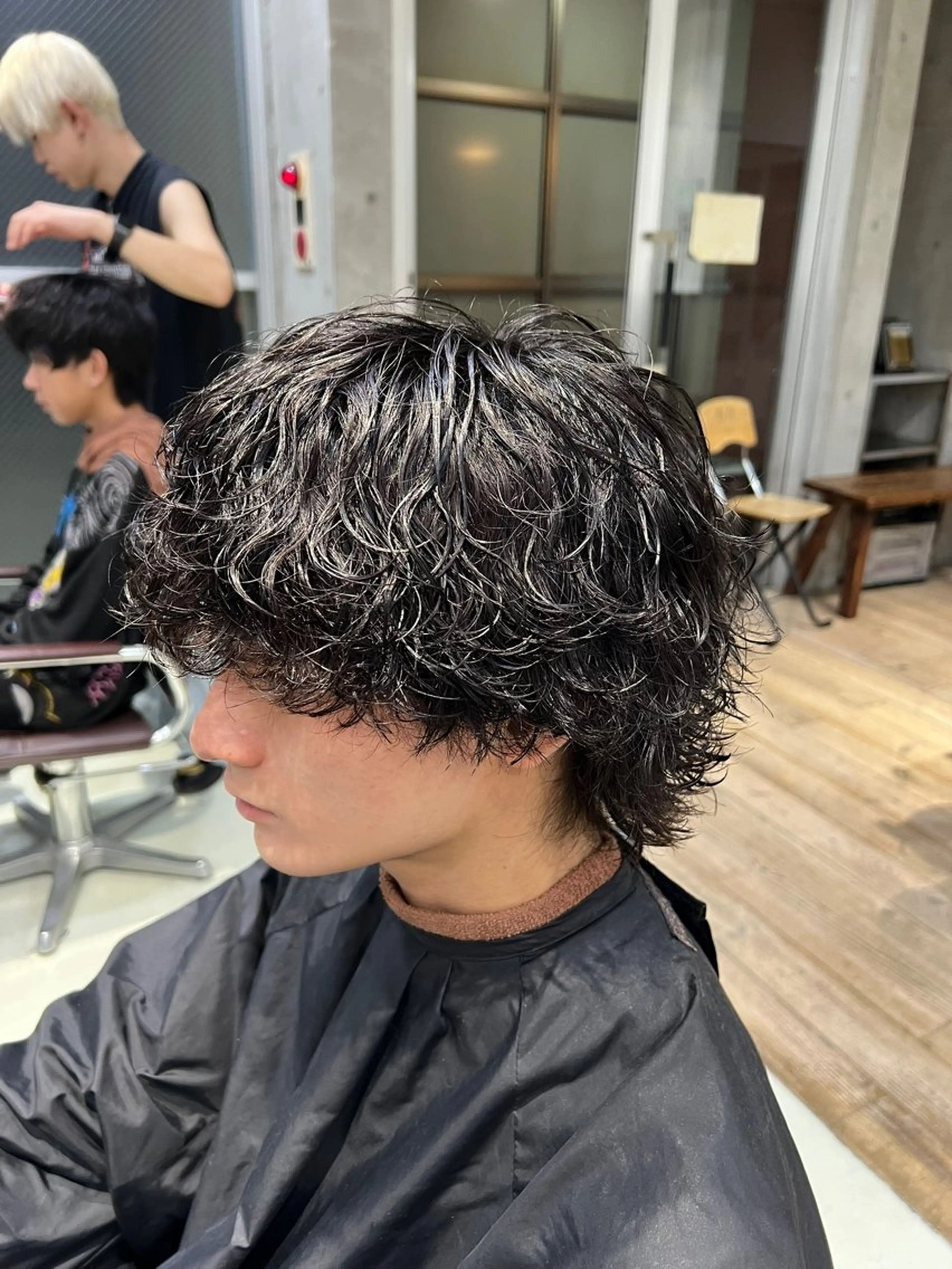 パーマ メンズ メンズウルフカット ウルフカット カット パーマ トリートメント 【fifth】渡部 永遠のヘアスタイル